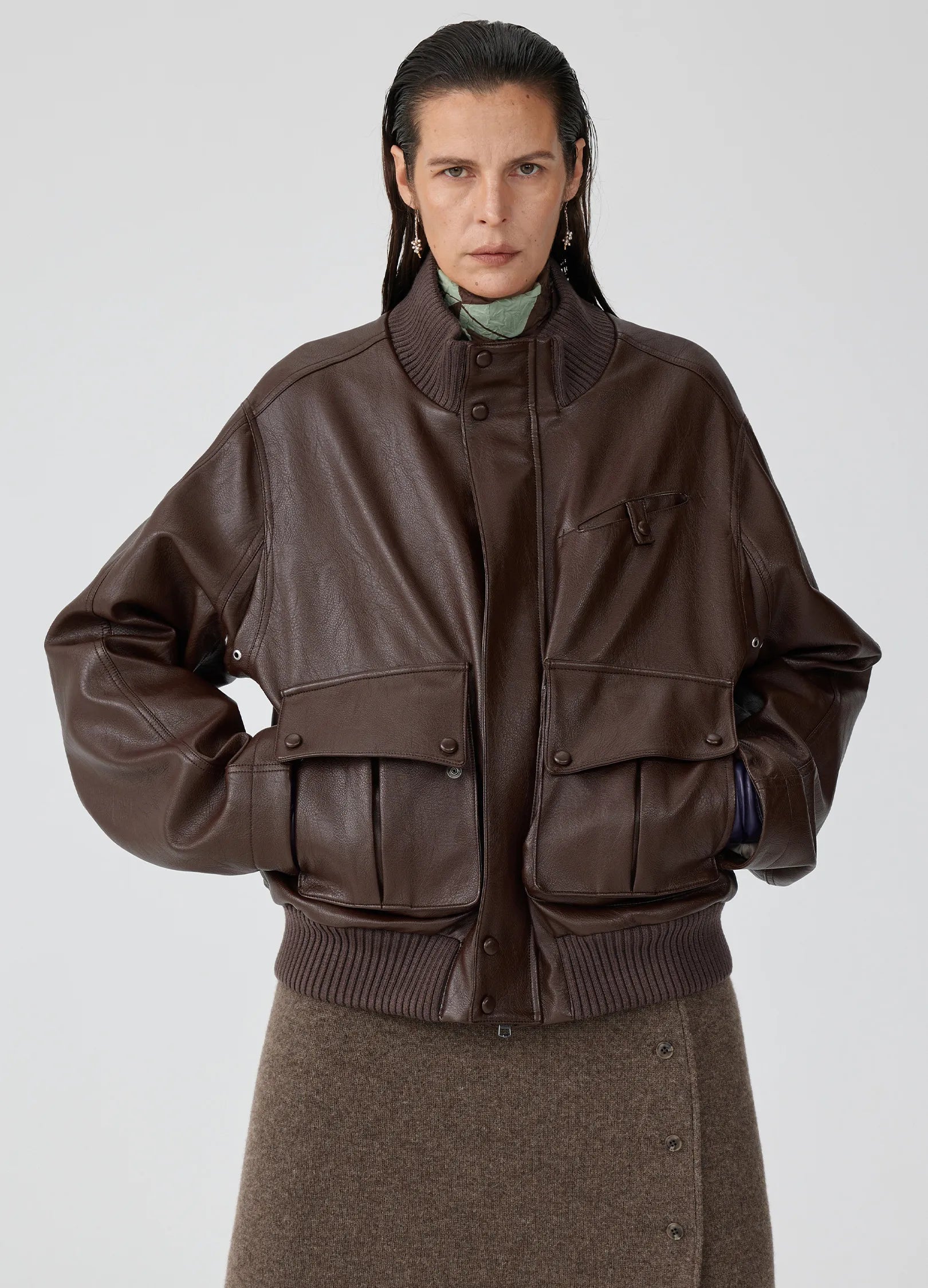 Snap Biker Jacket – VERSEAS