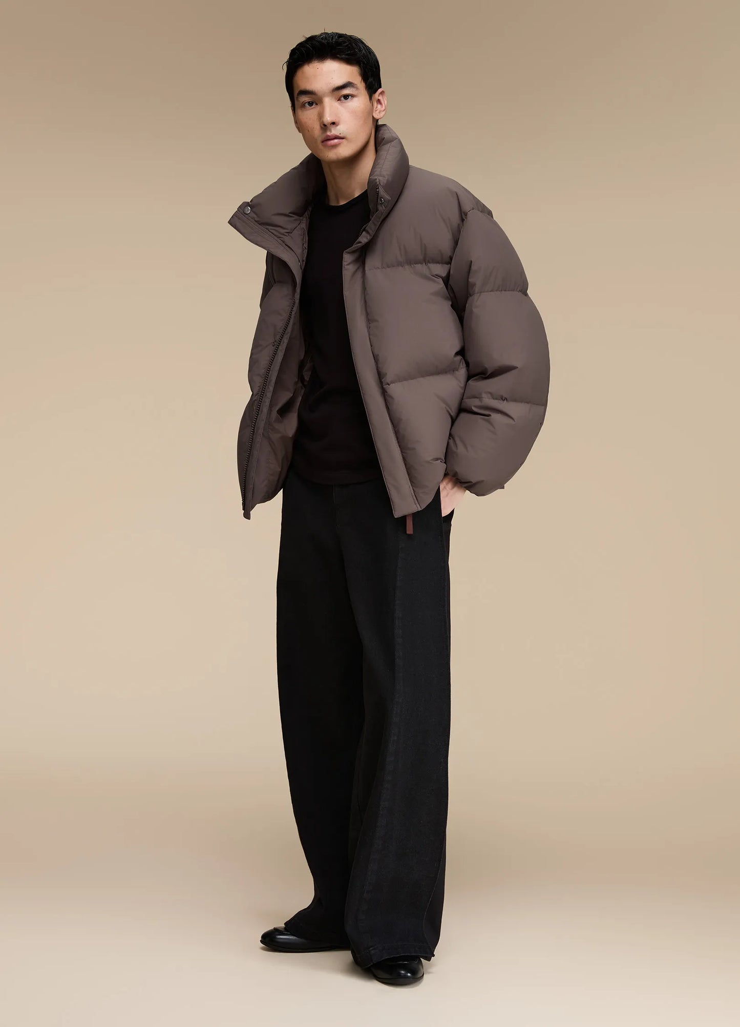 Snap Puffer Jacket