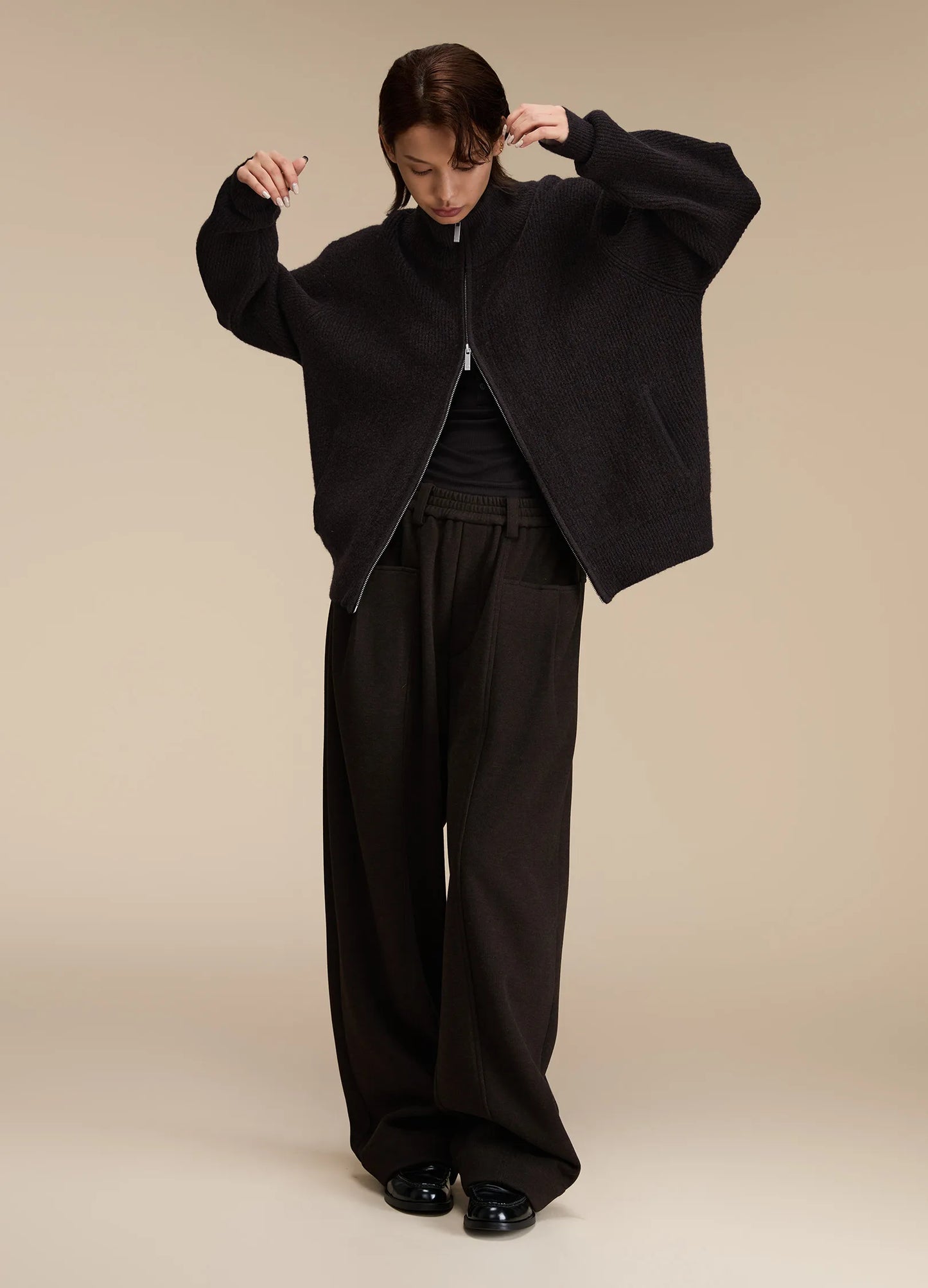 Spliced Fleece Trousers