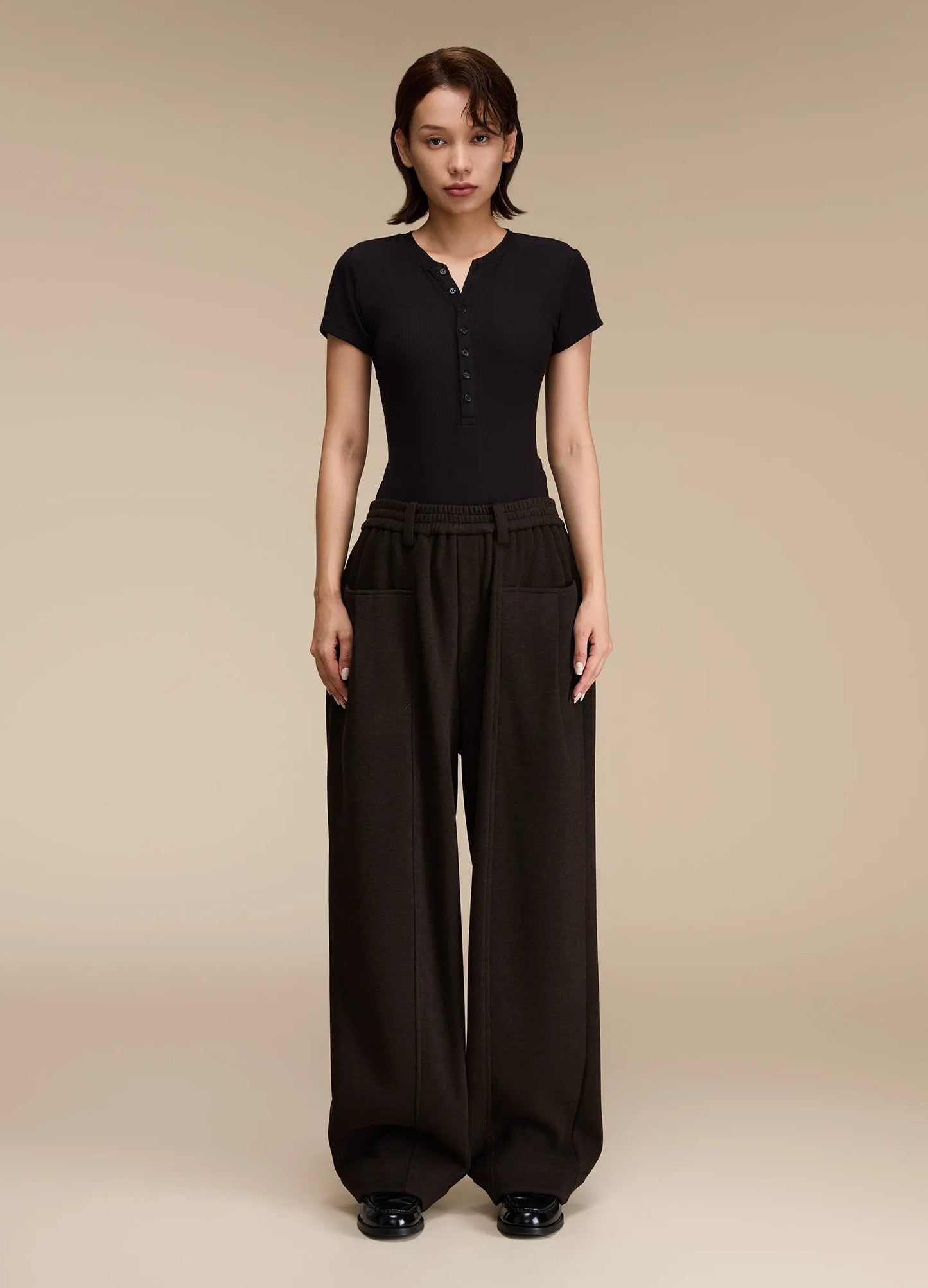 Spliced Fleece Trousers