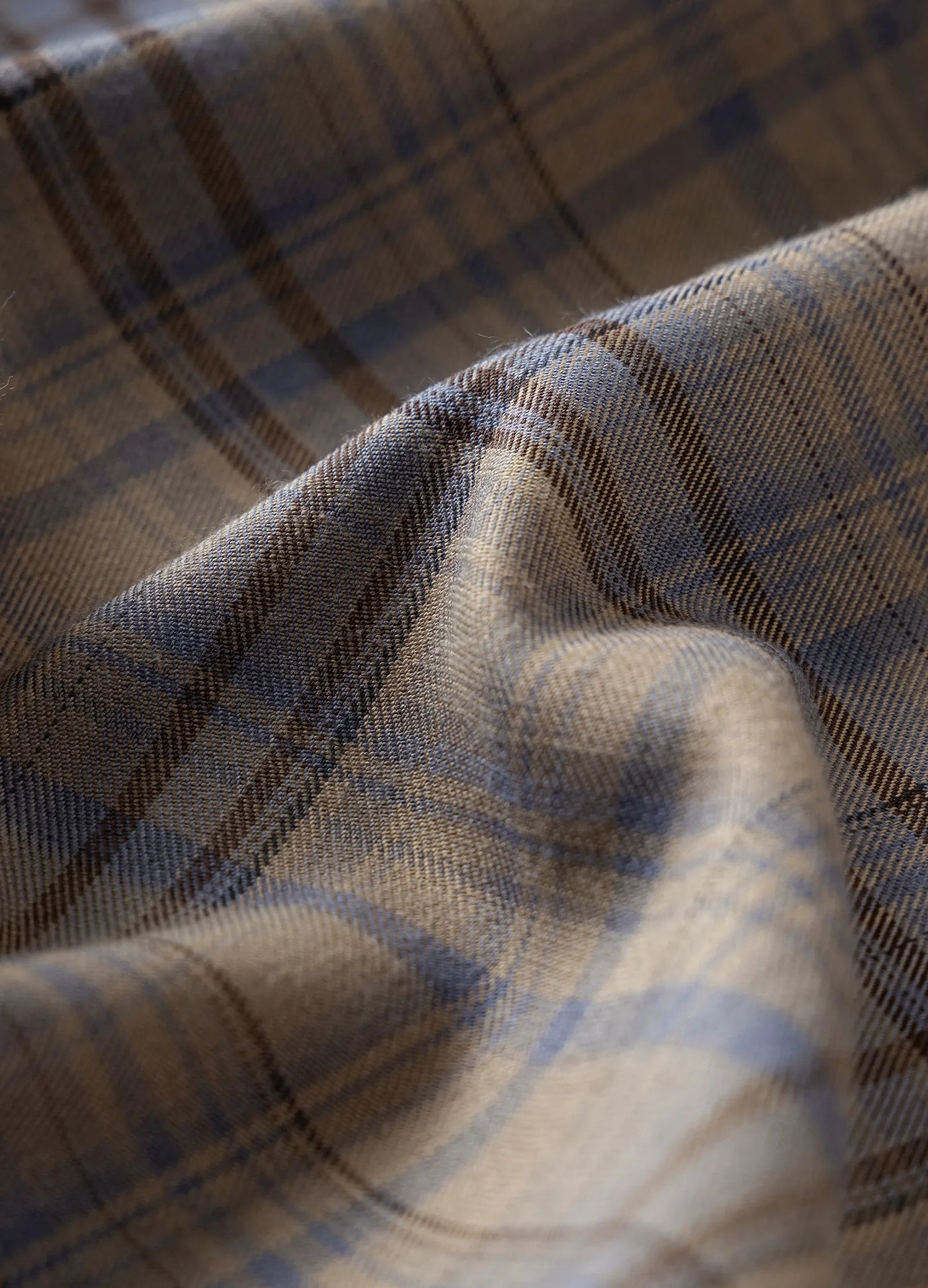 Split Plaid Skirt