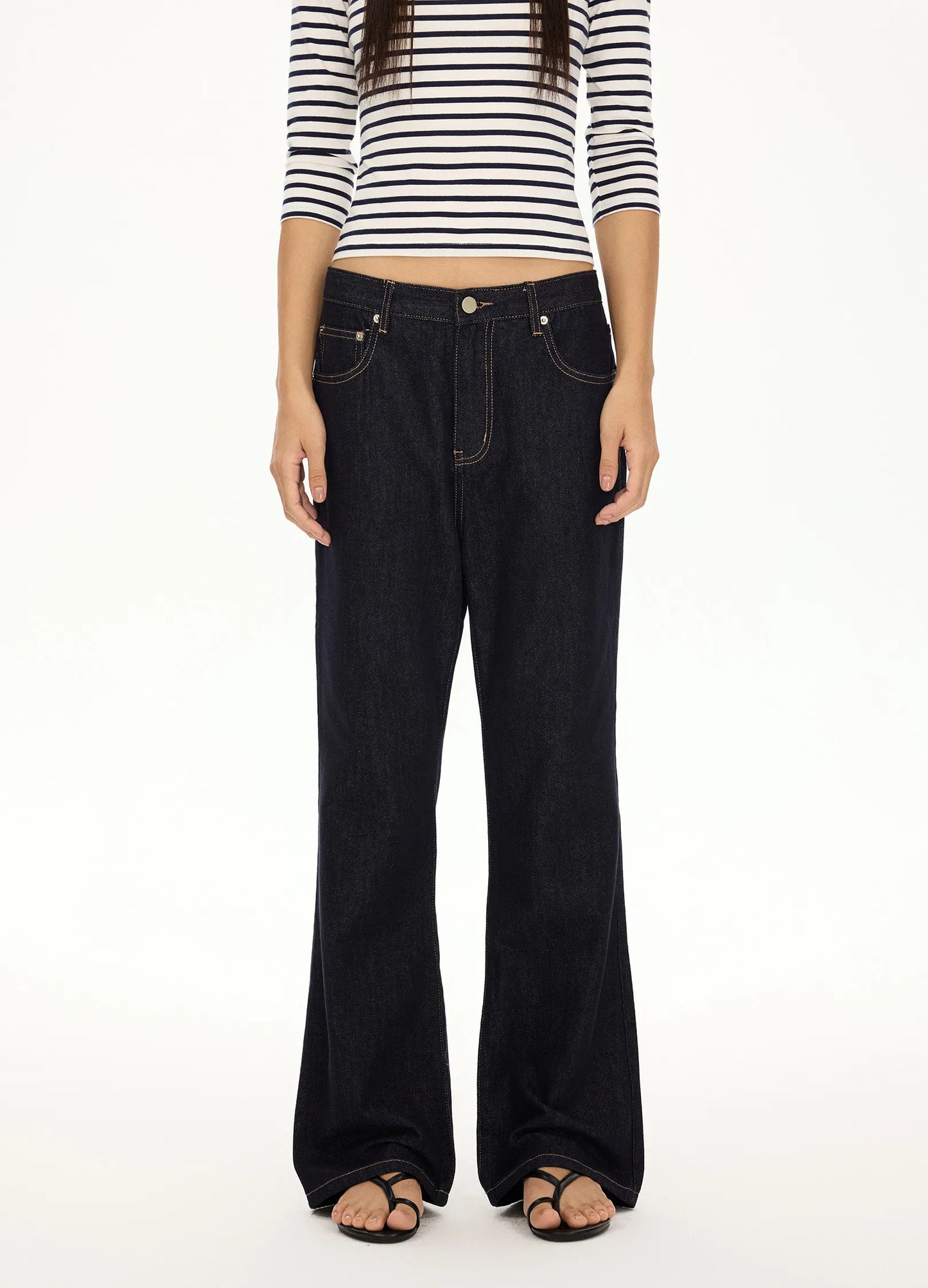 Straight Leg Raw Denims