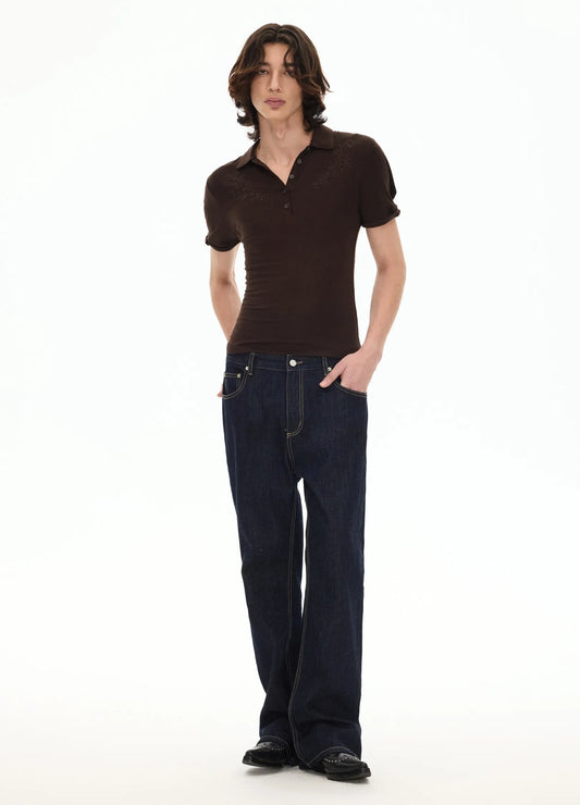 Straight Leg Raw Denims