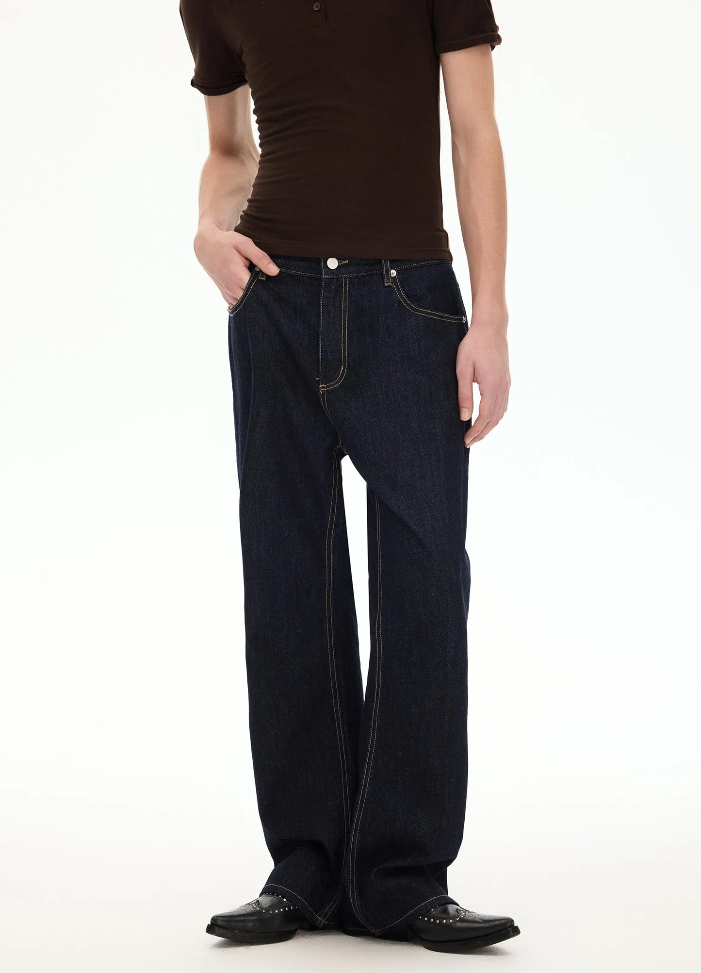 Straight Leg Raw Denims