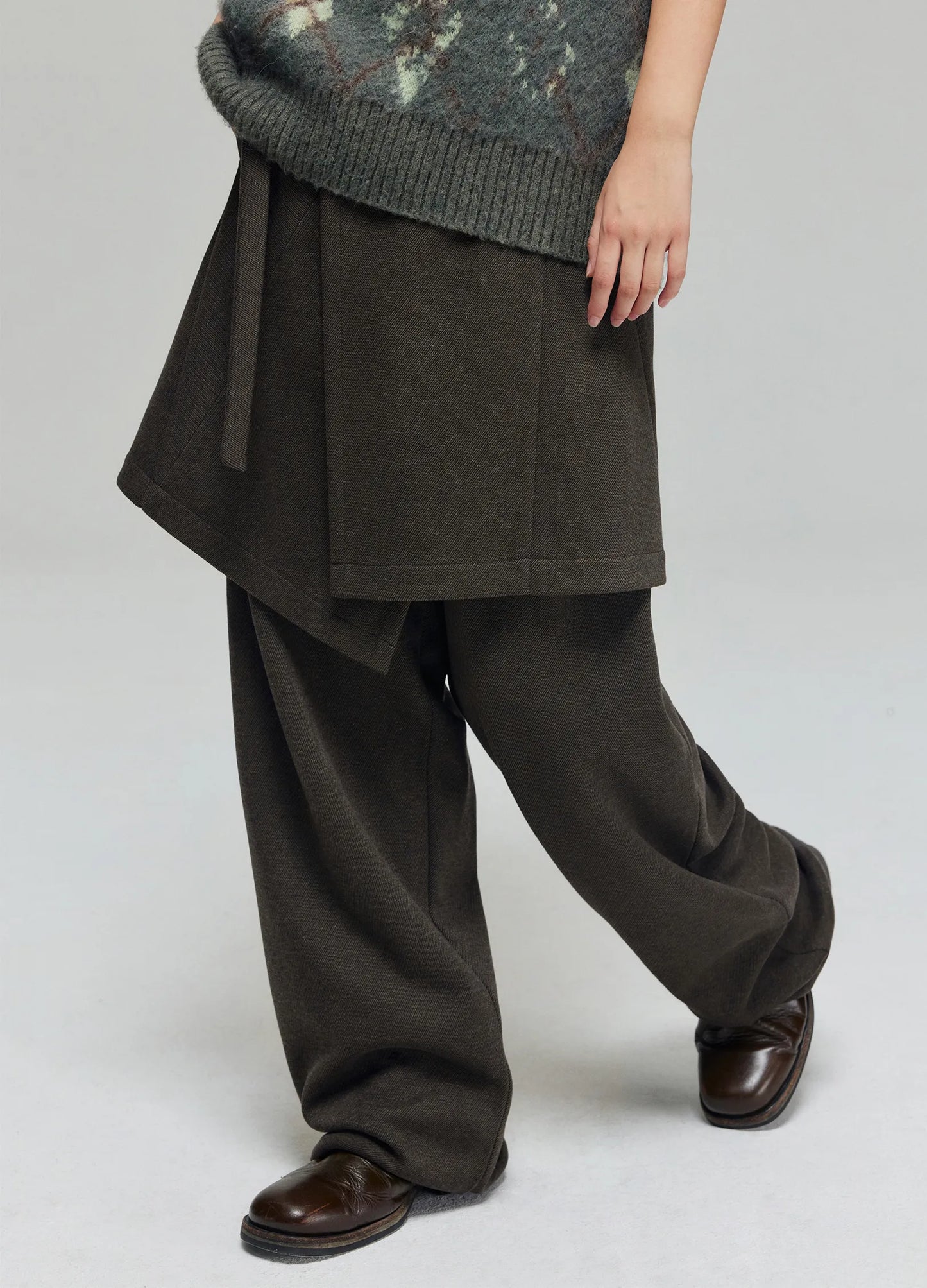 Straight Leg Flow Trousers