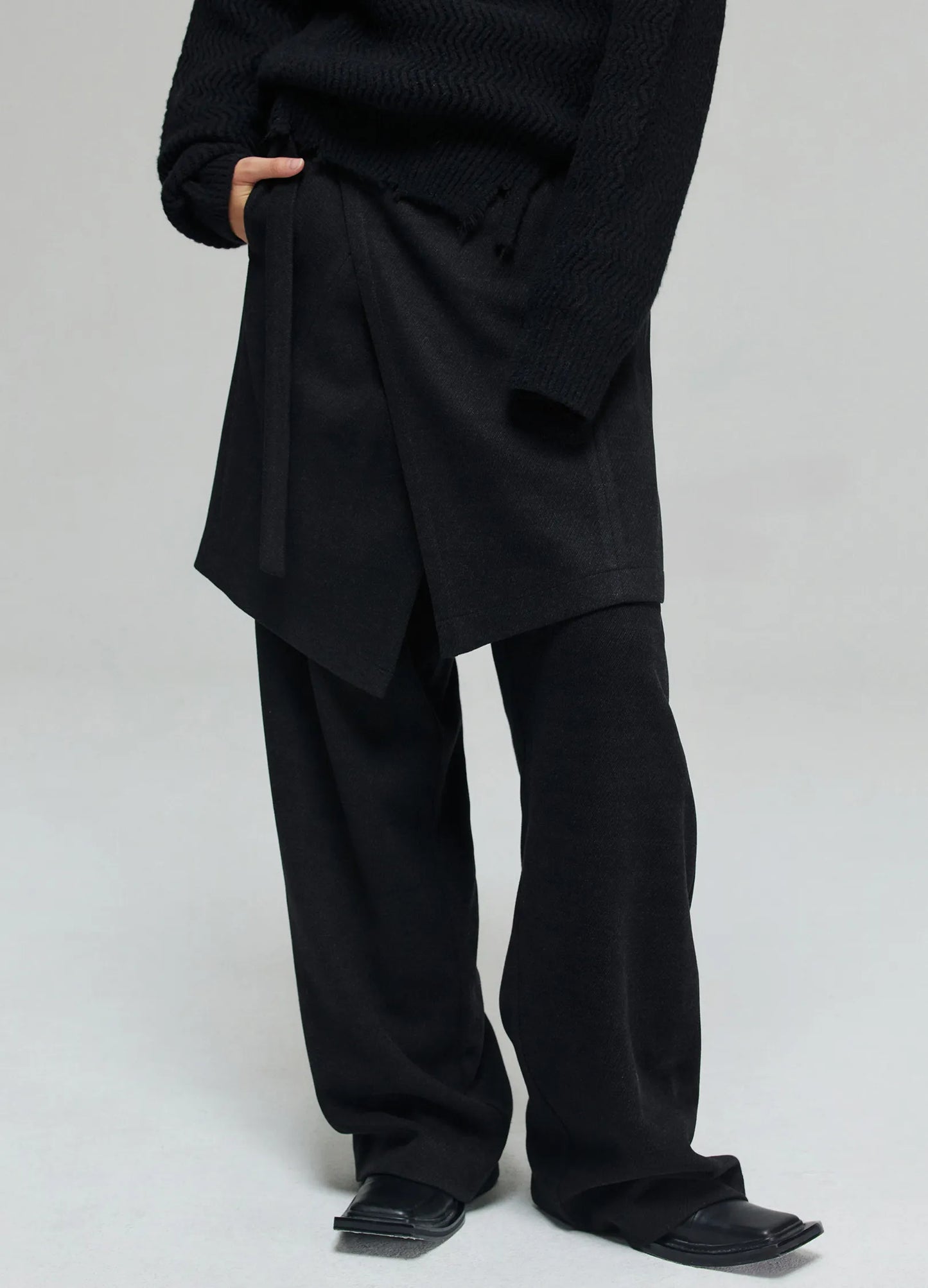 Straight Leg Flow Trousers