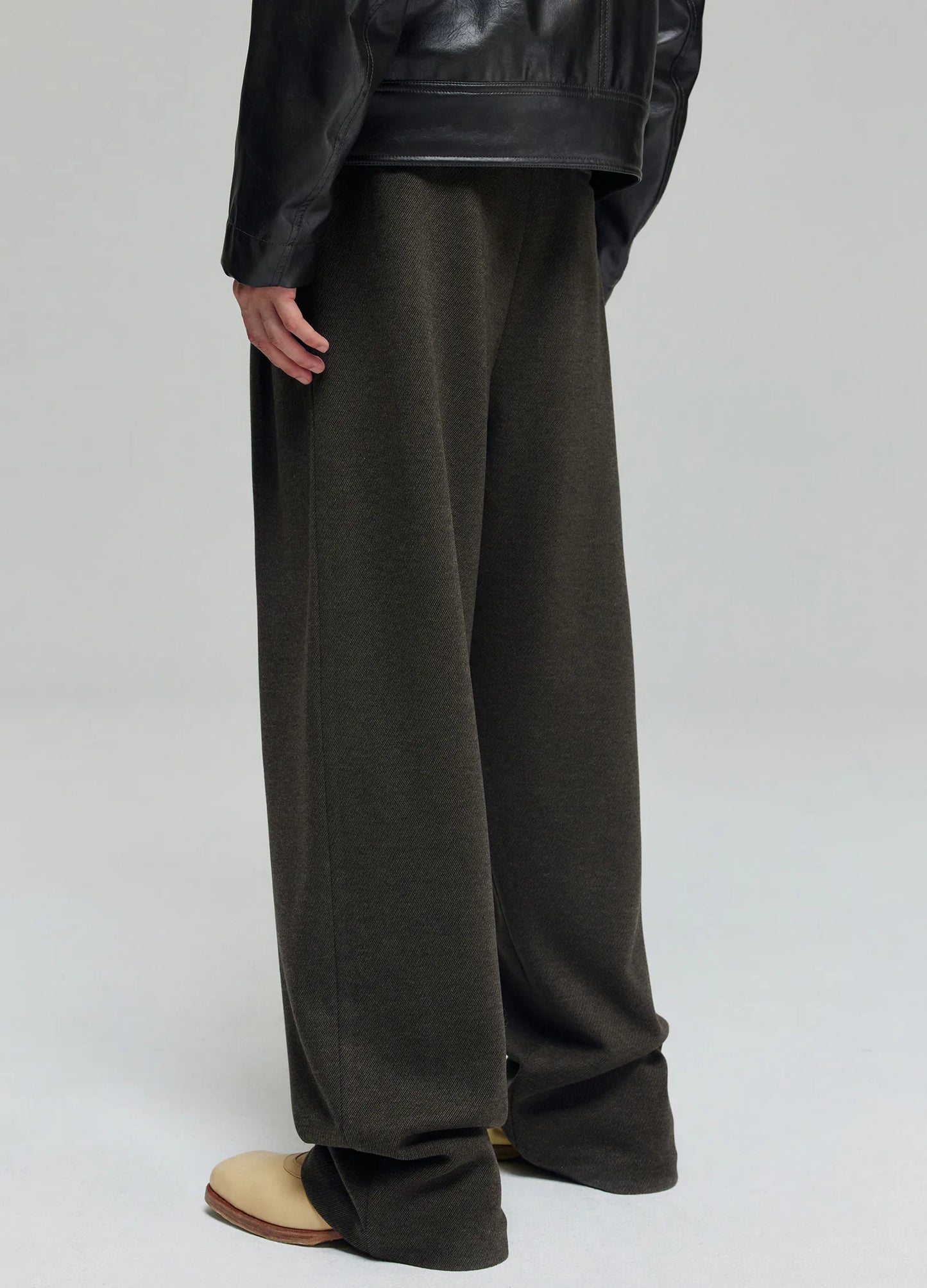 Straight Leg Flow Trousers
