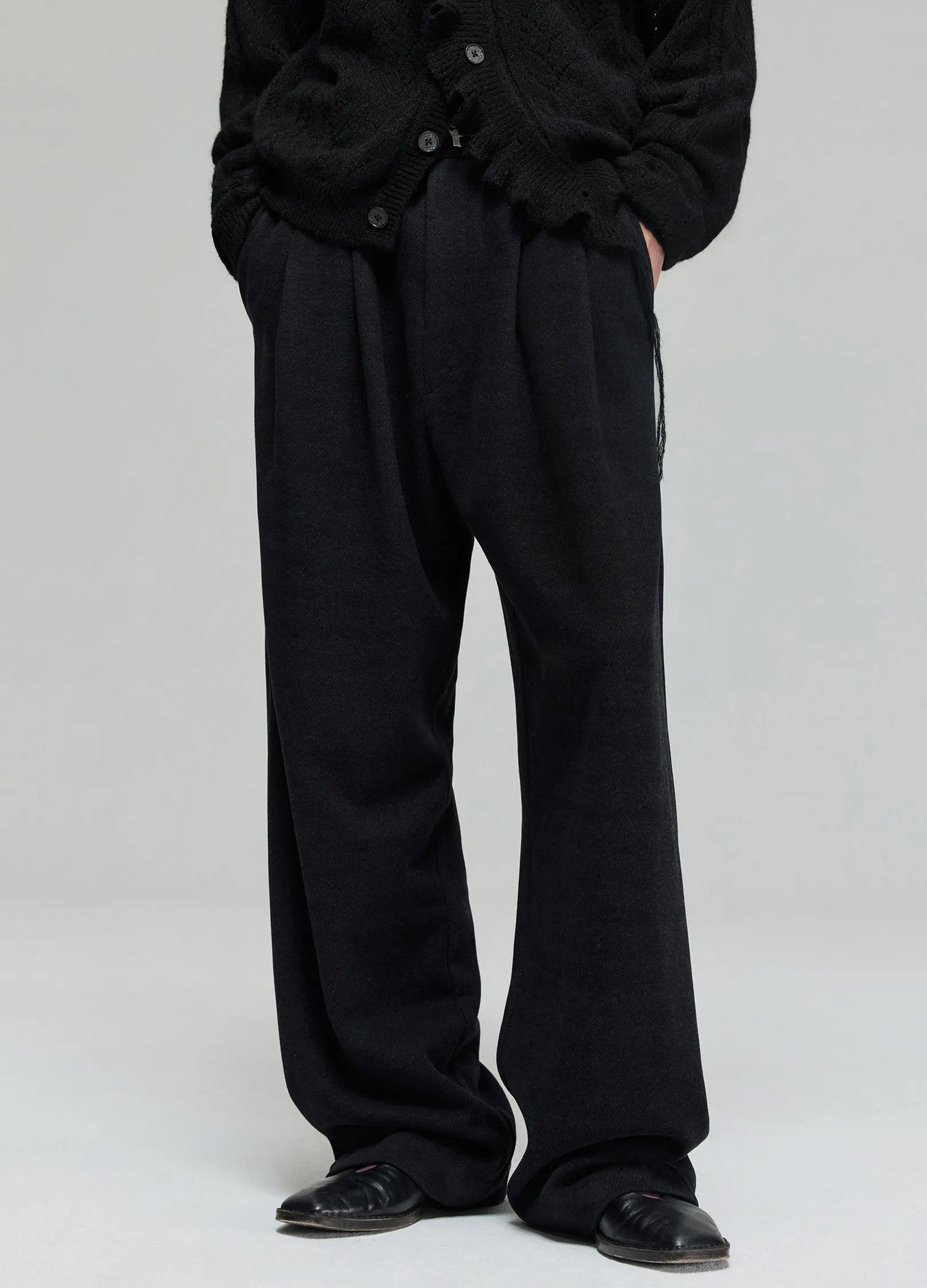 Straight Leg Flow Trousers
