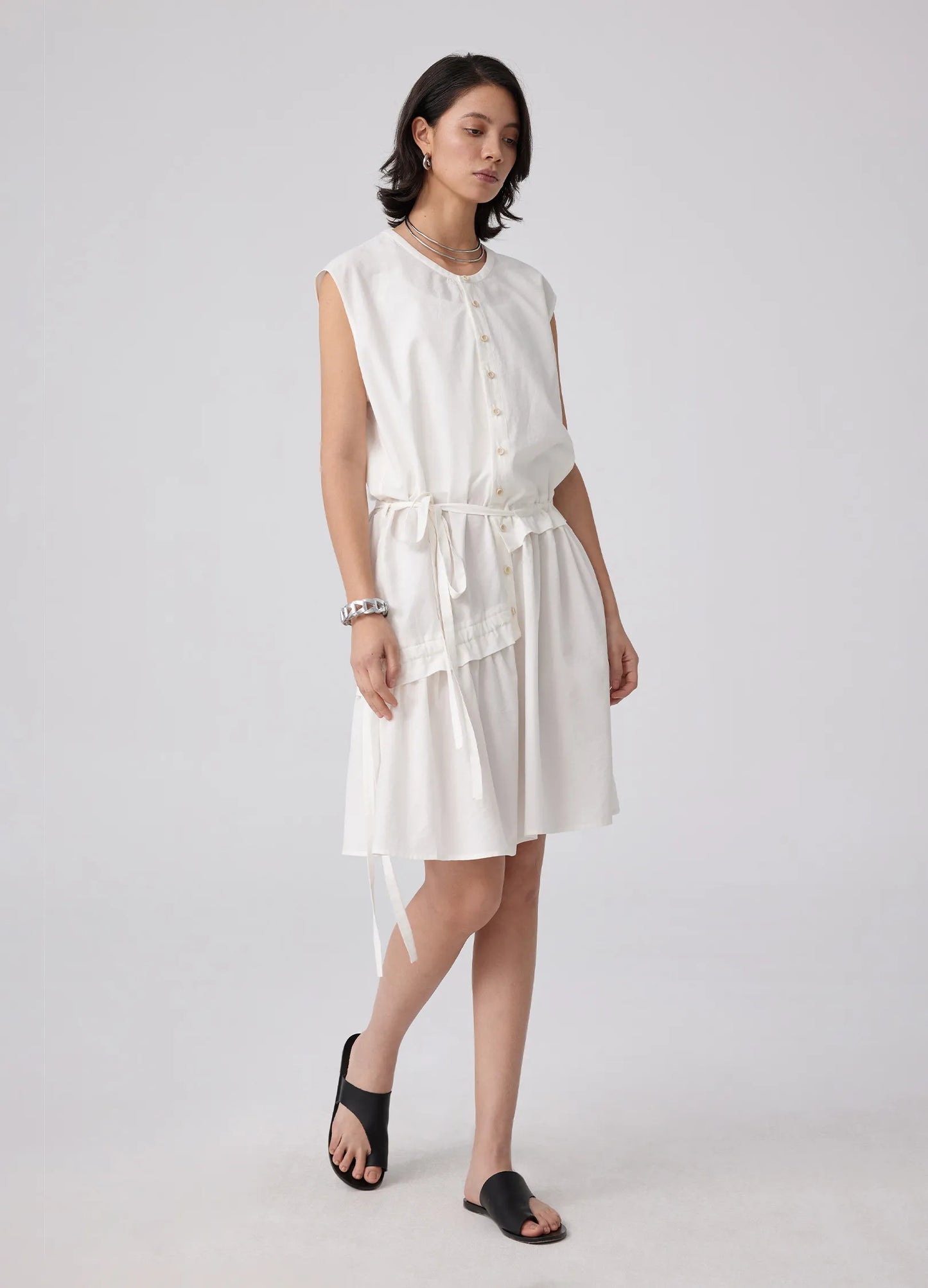 String Blouse Dress