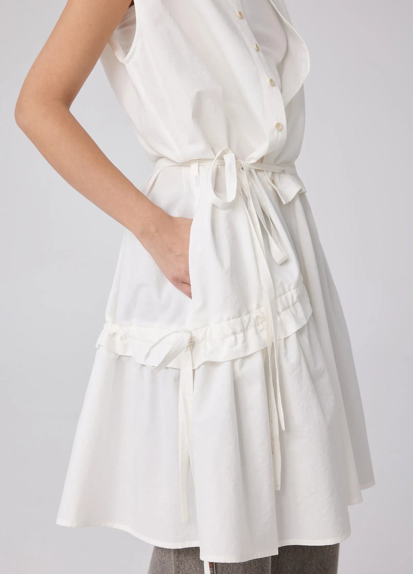 String Blouse Dress