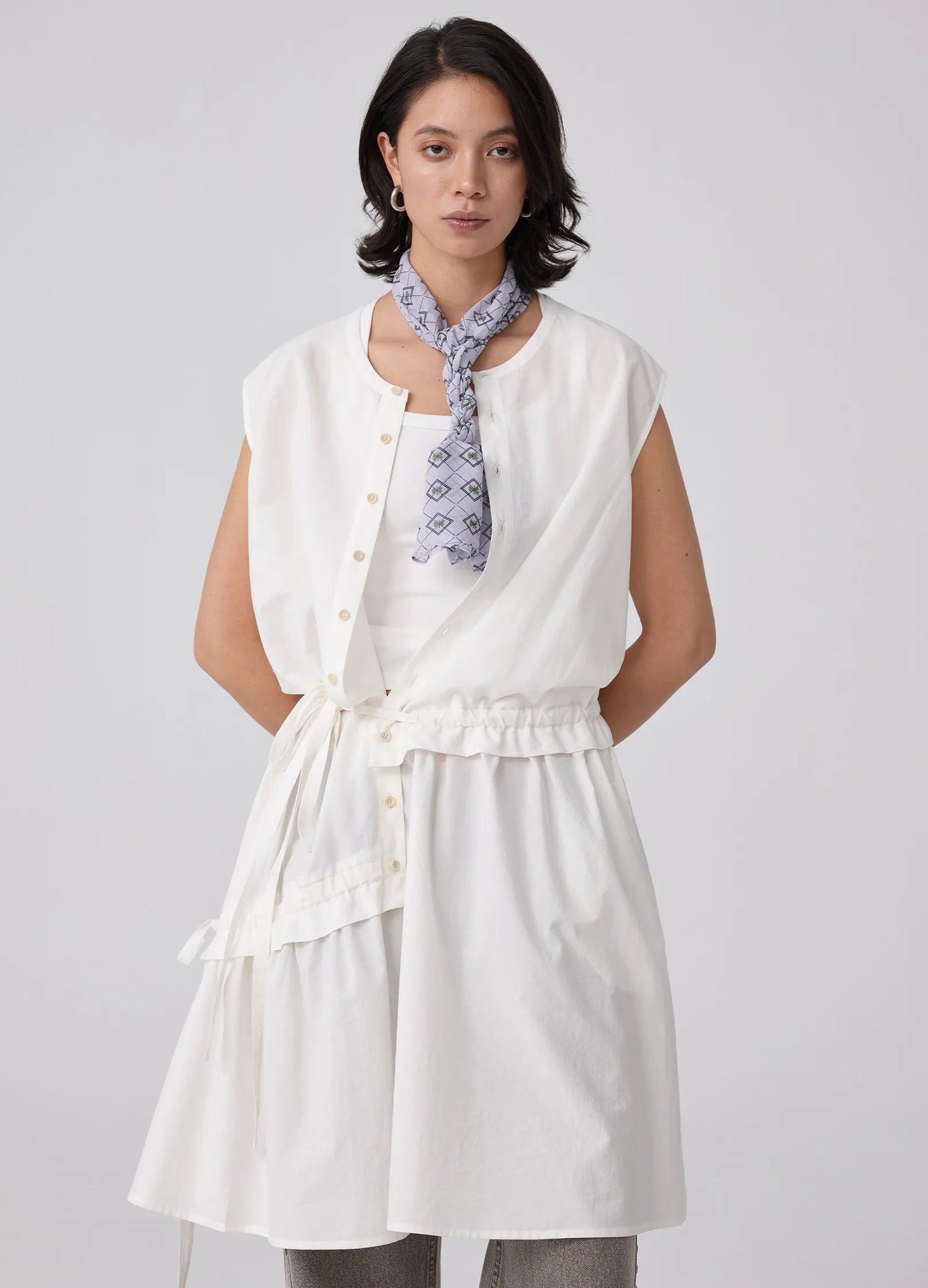 String Blouse Dress