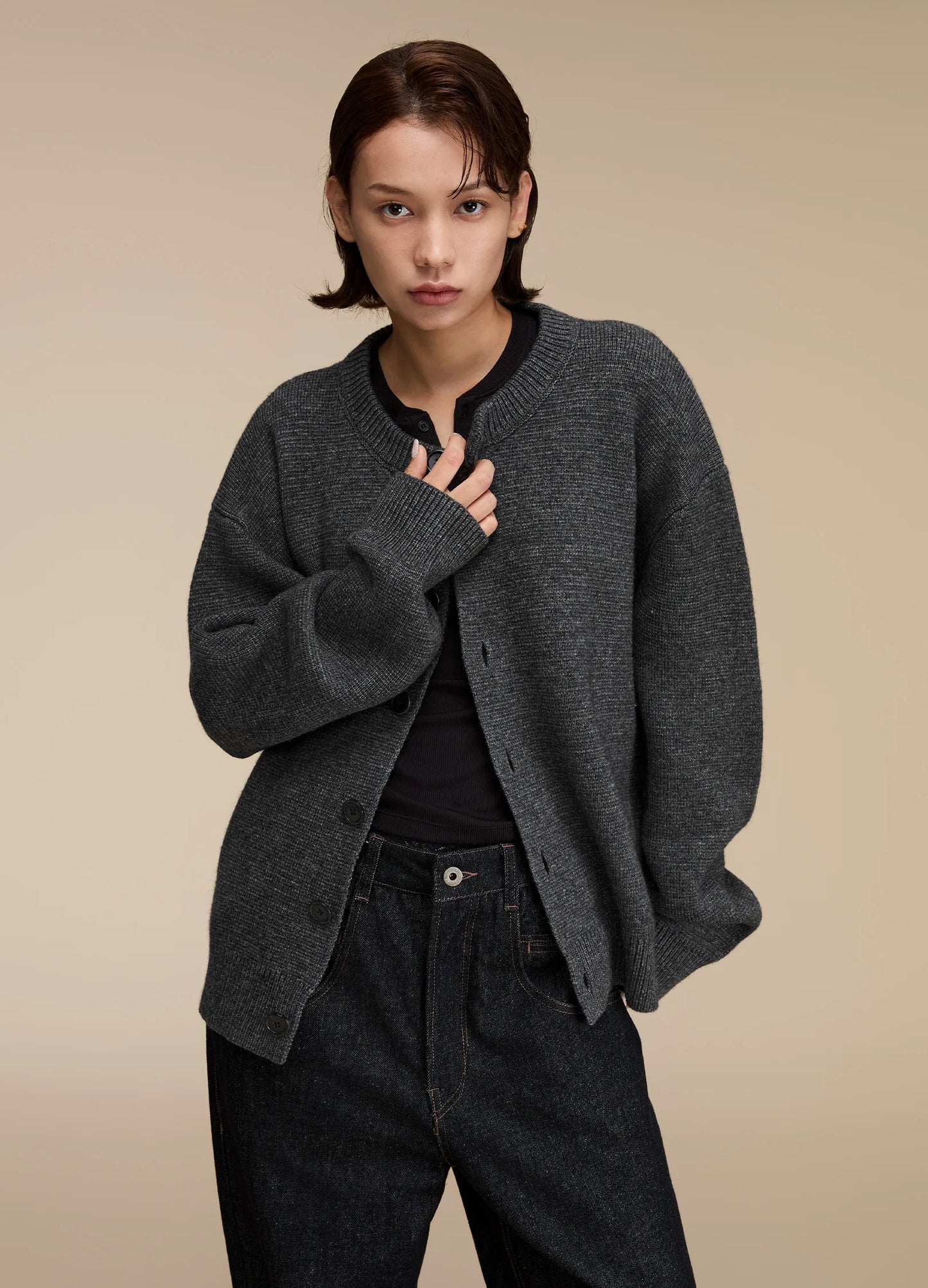 Structured Cardigan