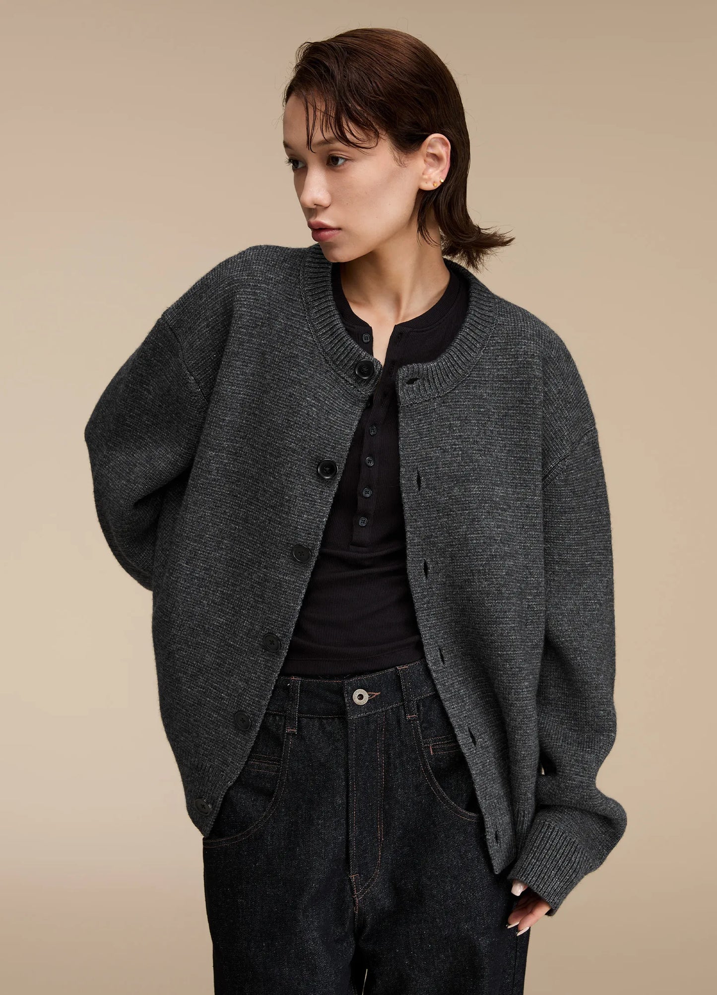 Structured Cardigan