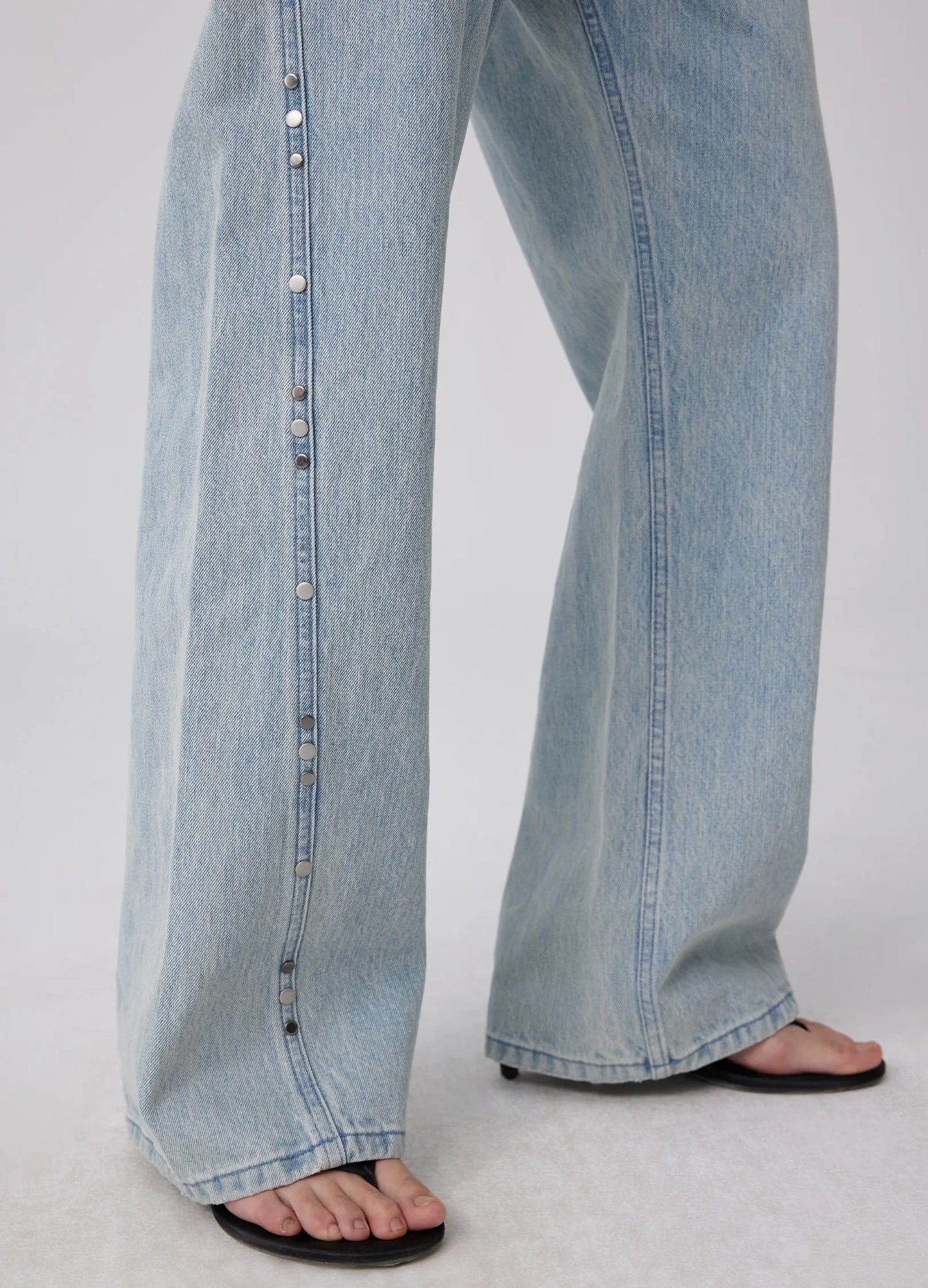 Studded Wide Denims