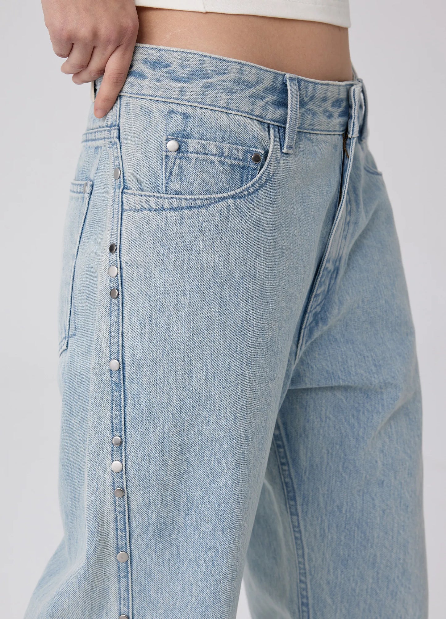 Studded Wide Denims