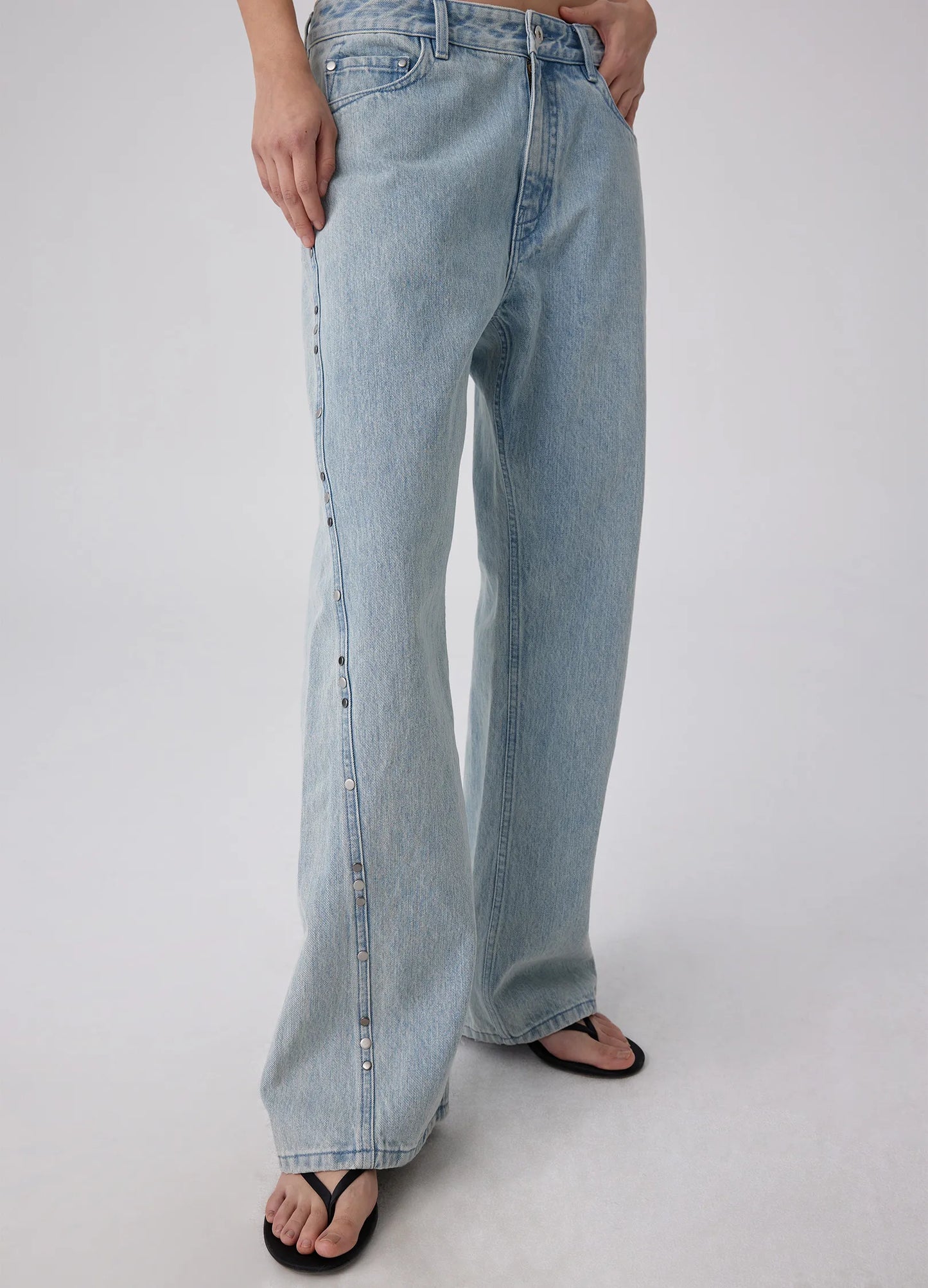 Studded Wide Denims