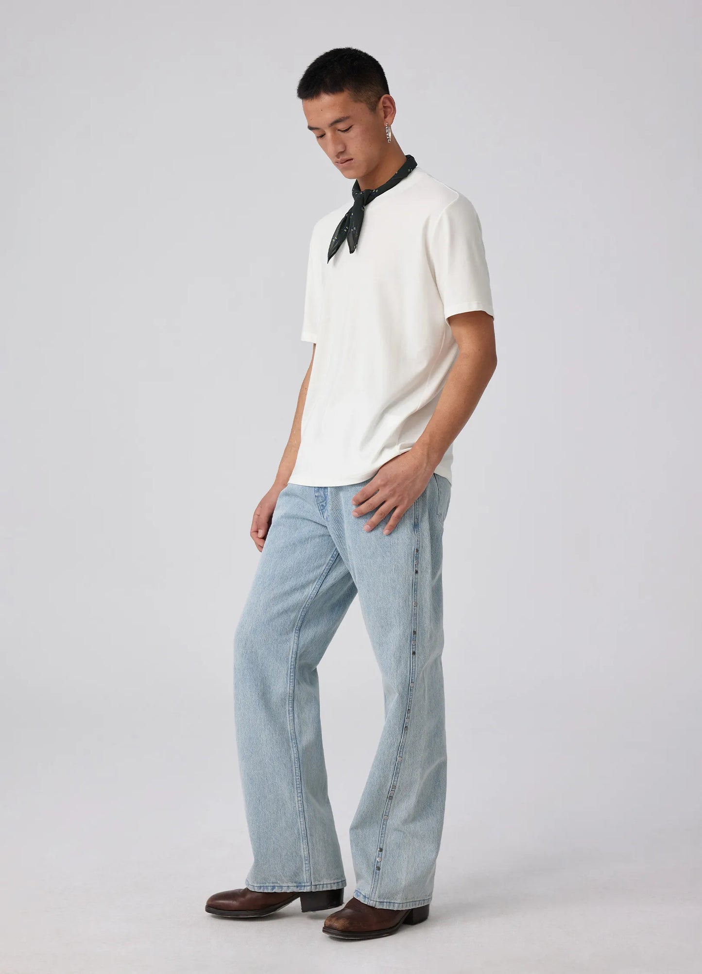 Studded Wide Denims