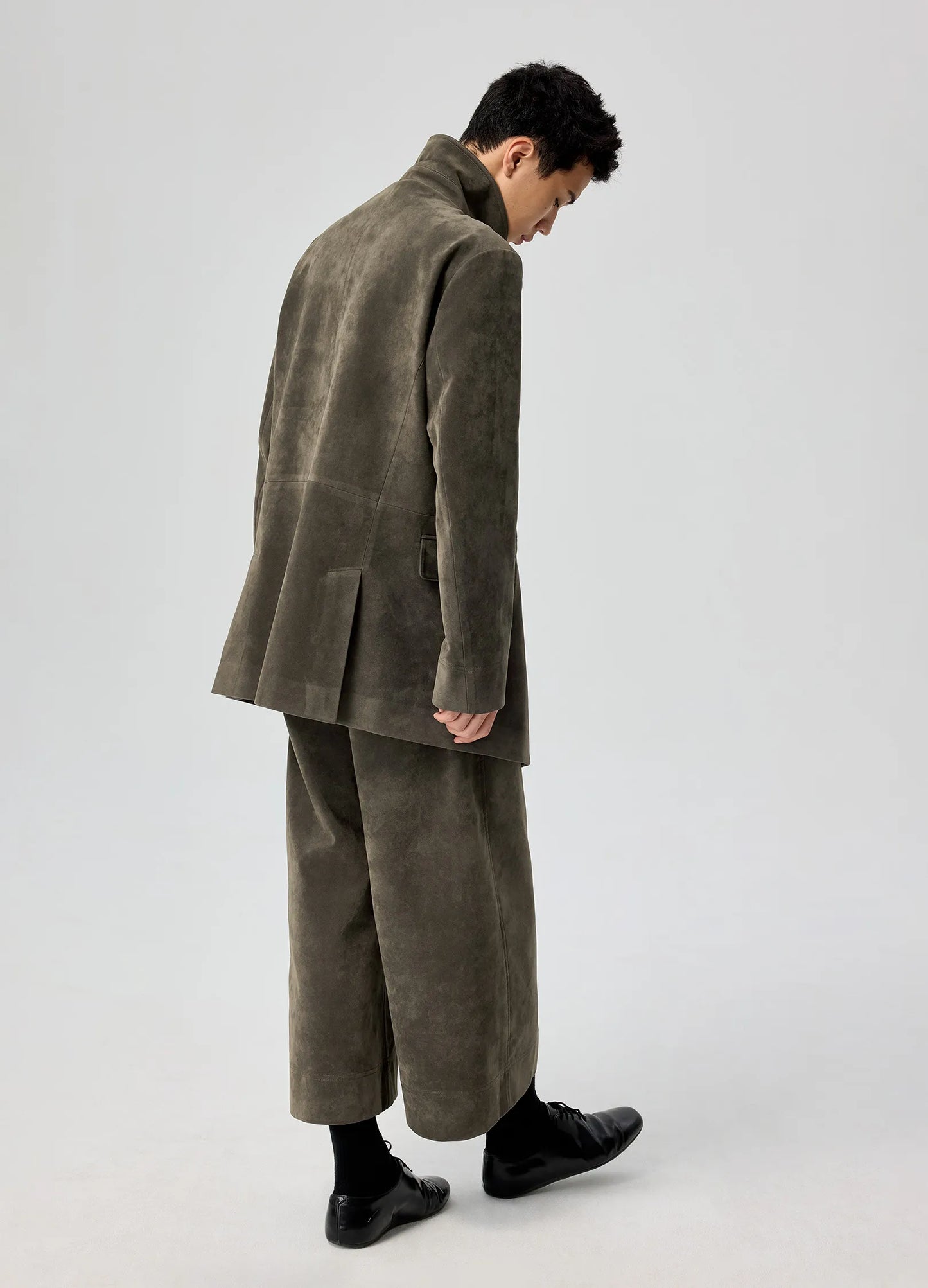 Suede Capris