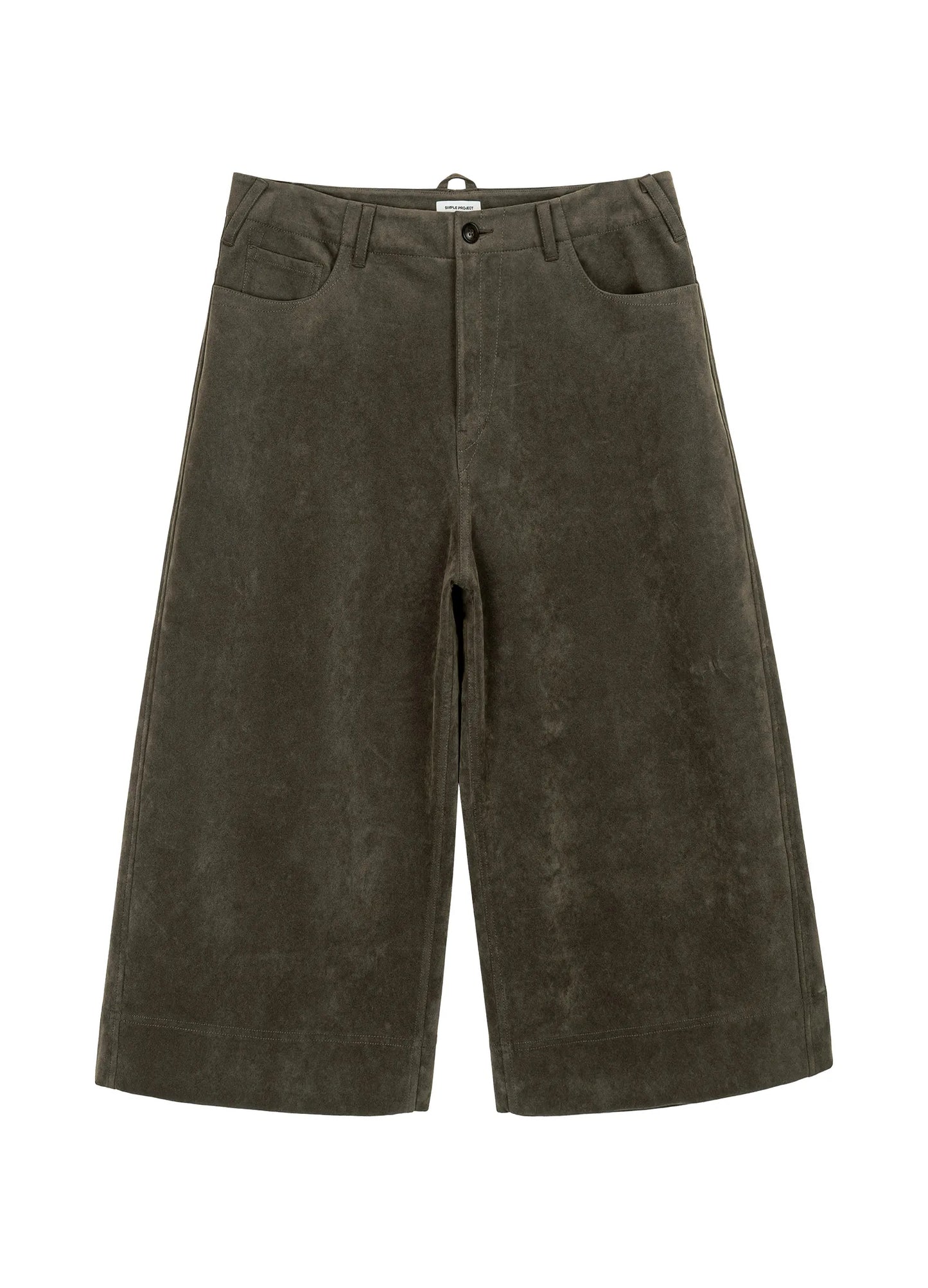 Suede Capris