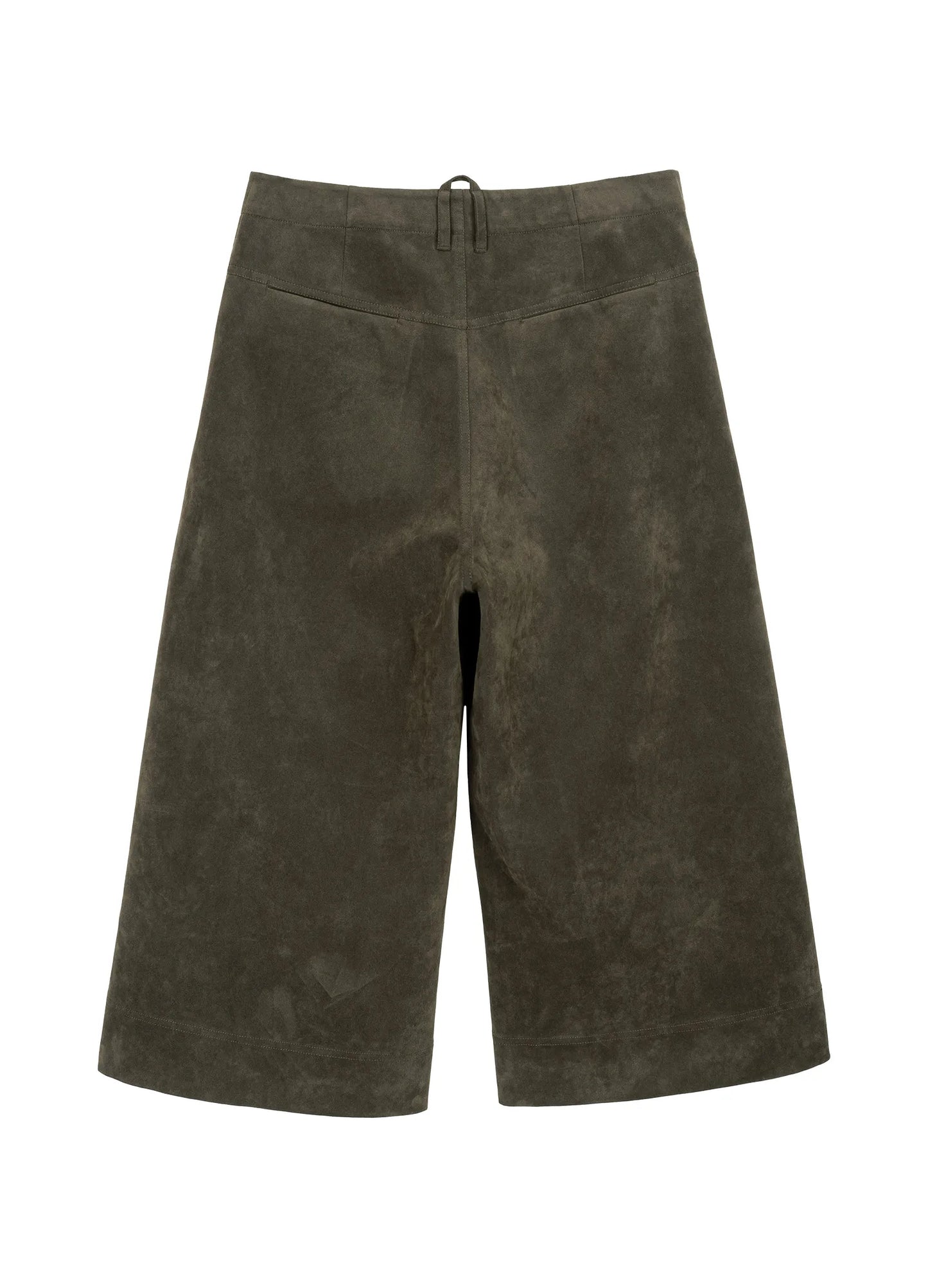 Suede Capris