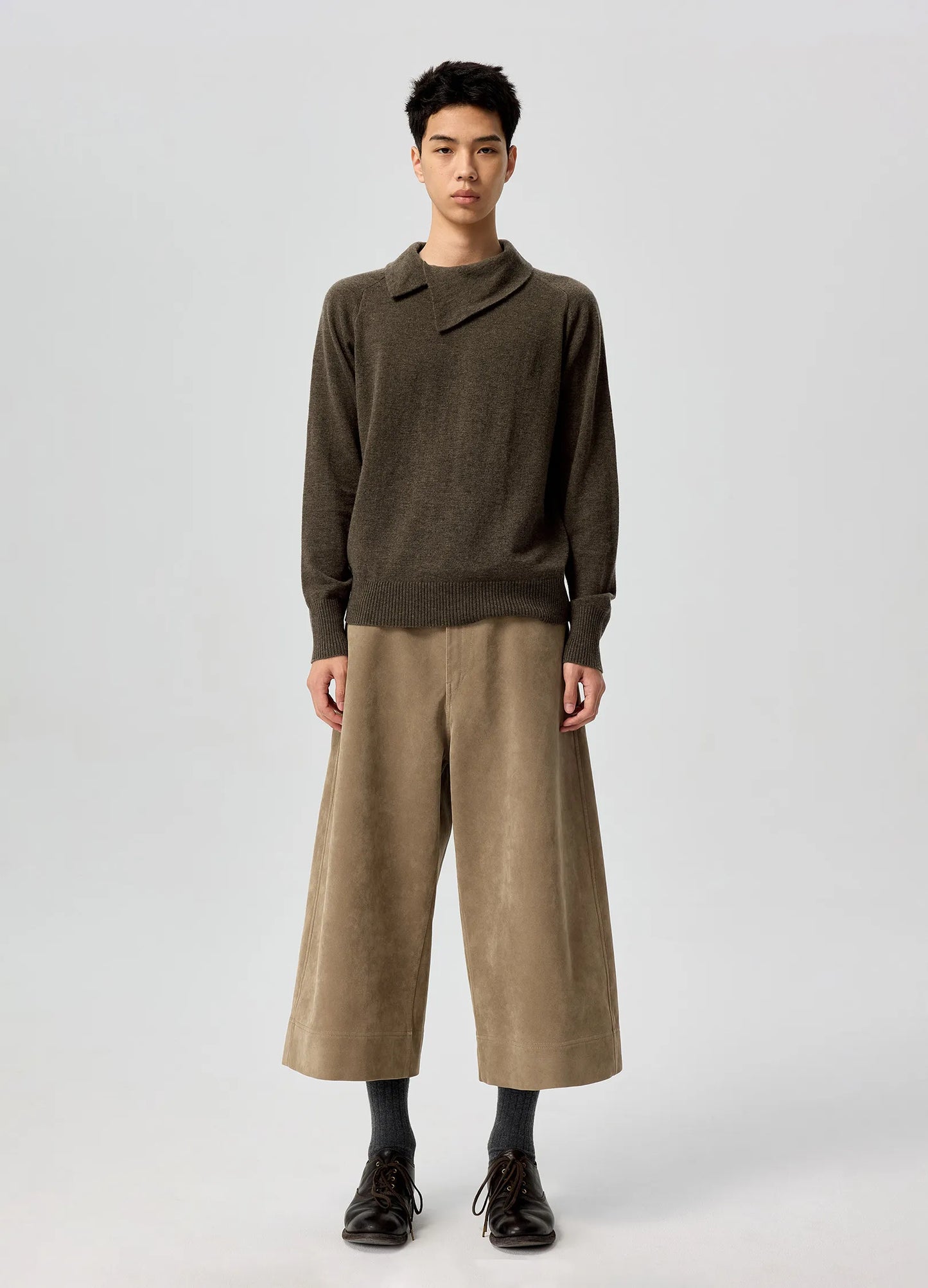 Suede Capris