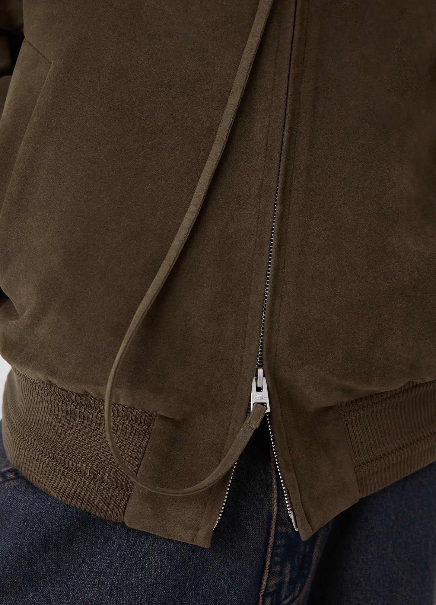 Suede Harrington Jacket