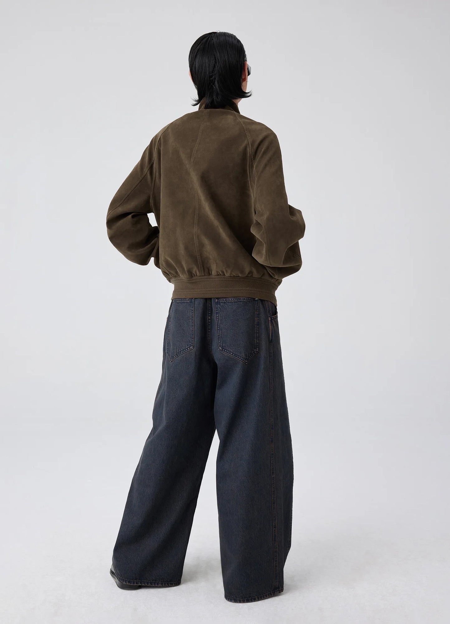 Suede Harrington Jacket