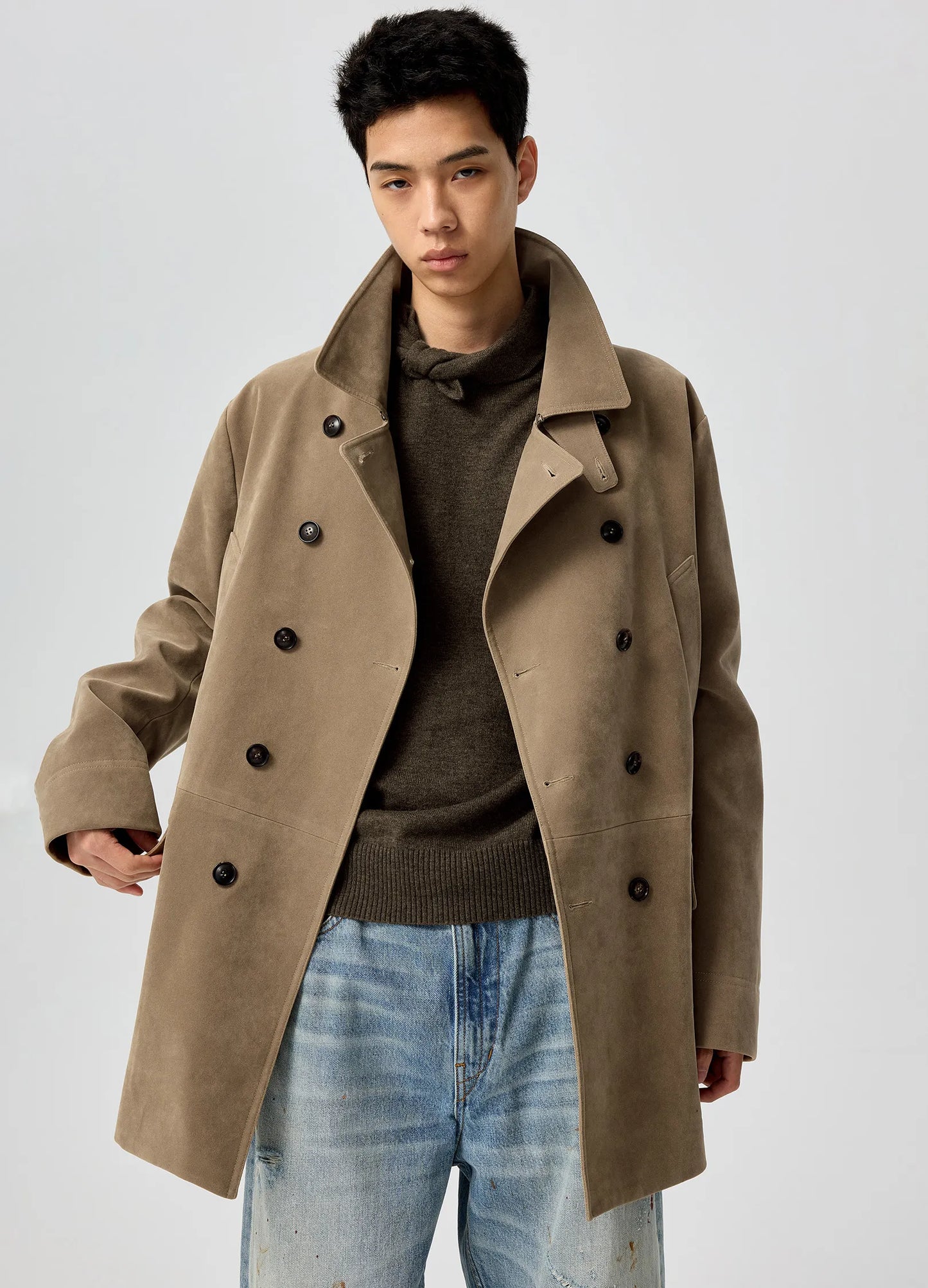 Suede Mid Trench