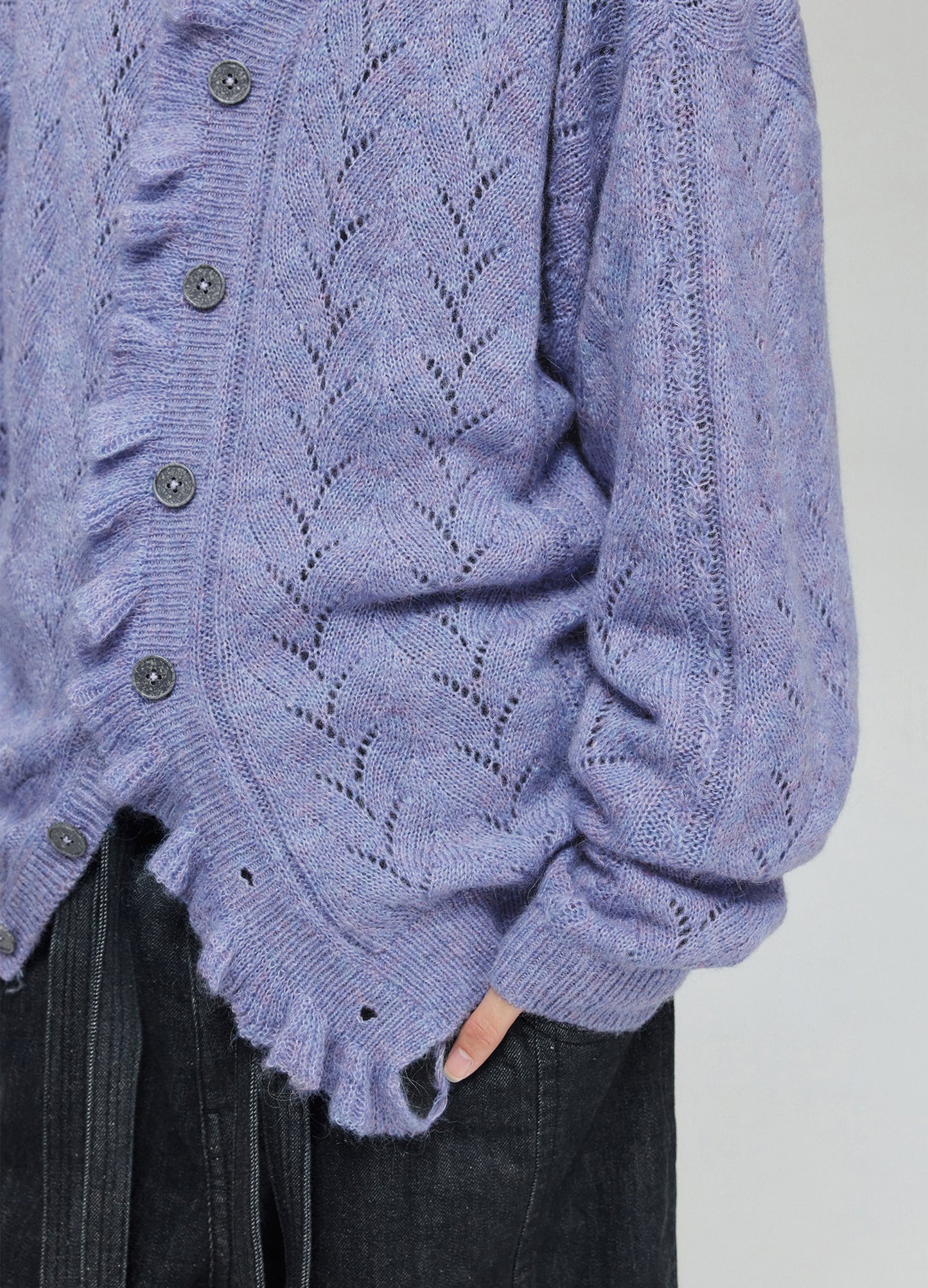 Swirl Wool Cardigan