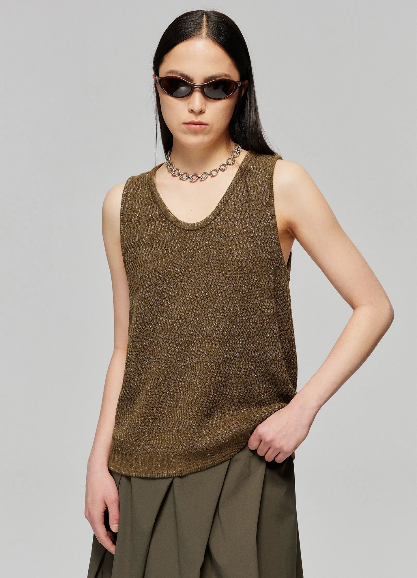 Texture Knit Vest