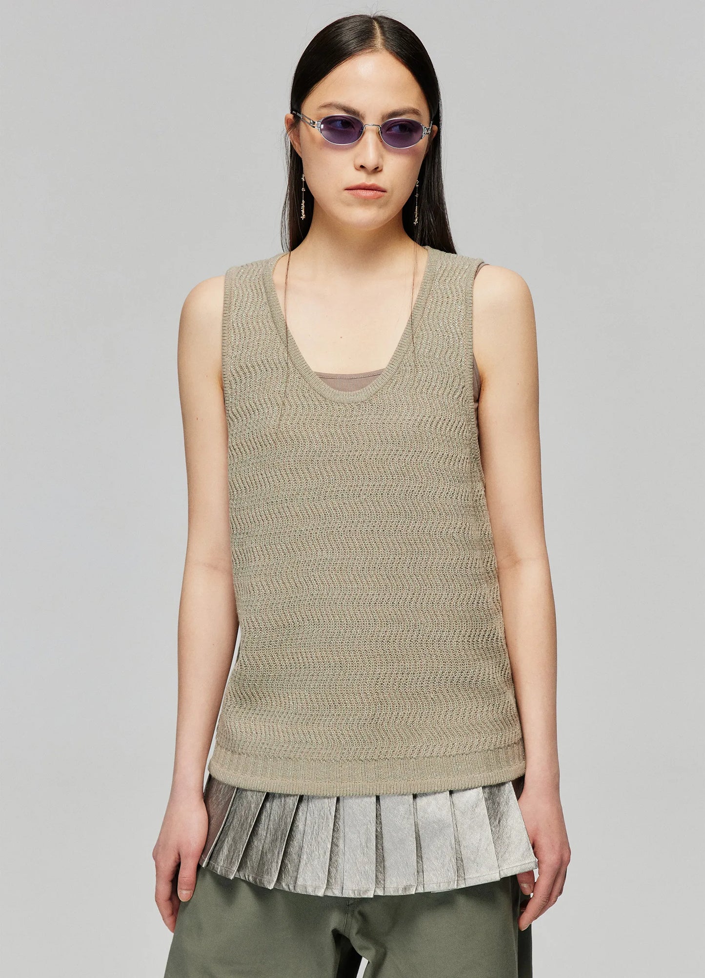 Texture Knit Vest