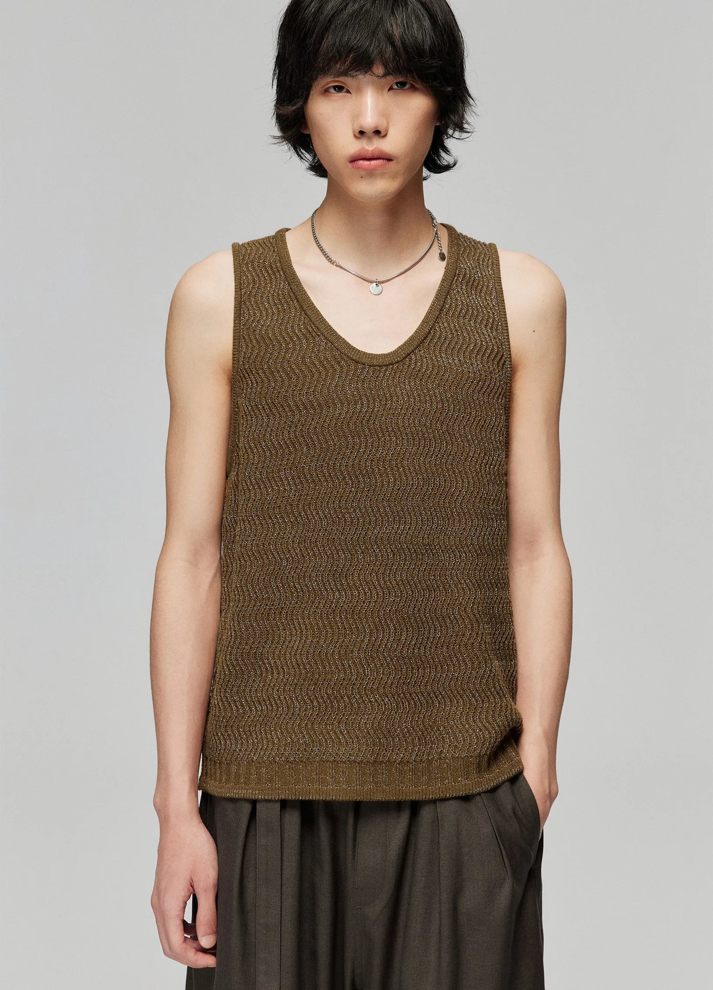 Texture Knit Vest