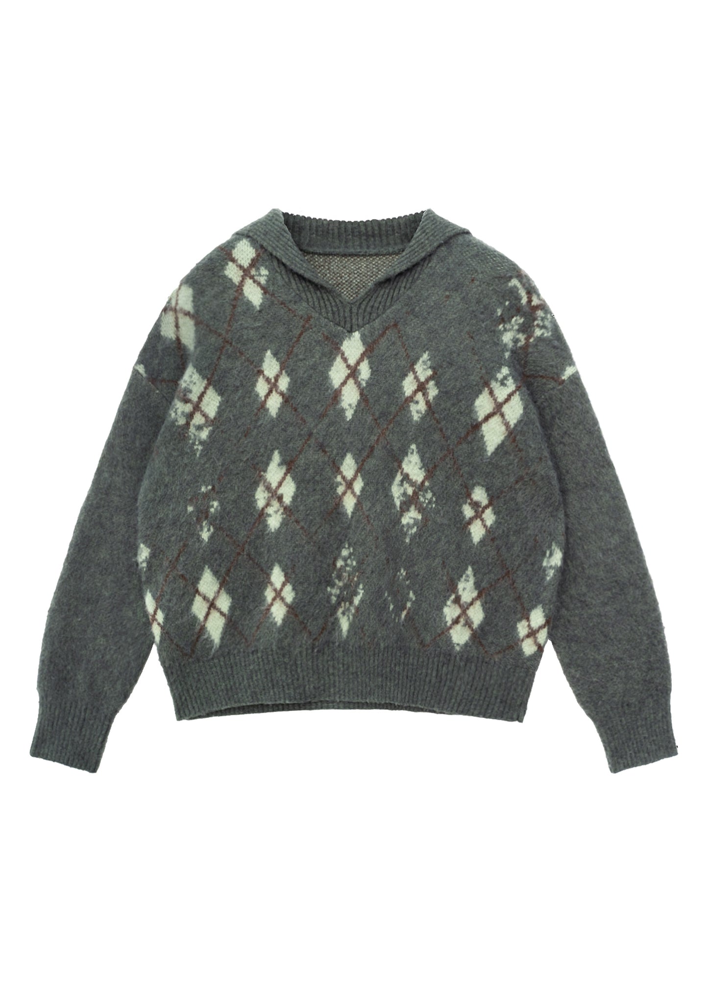 Tartan Wool Hooded Sweatshirt