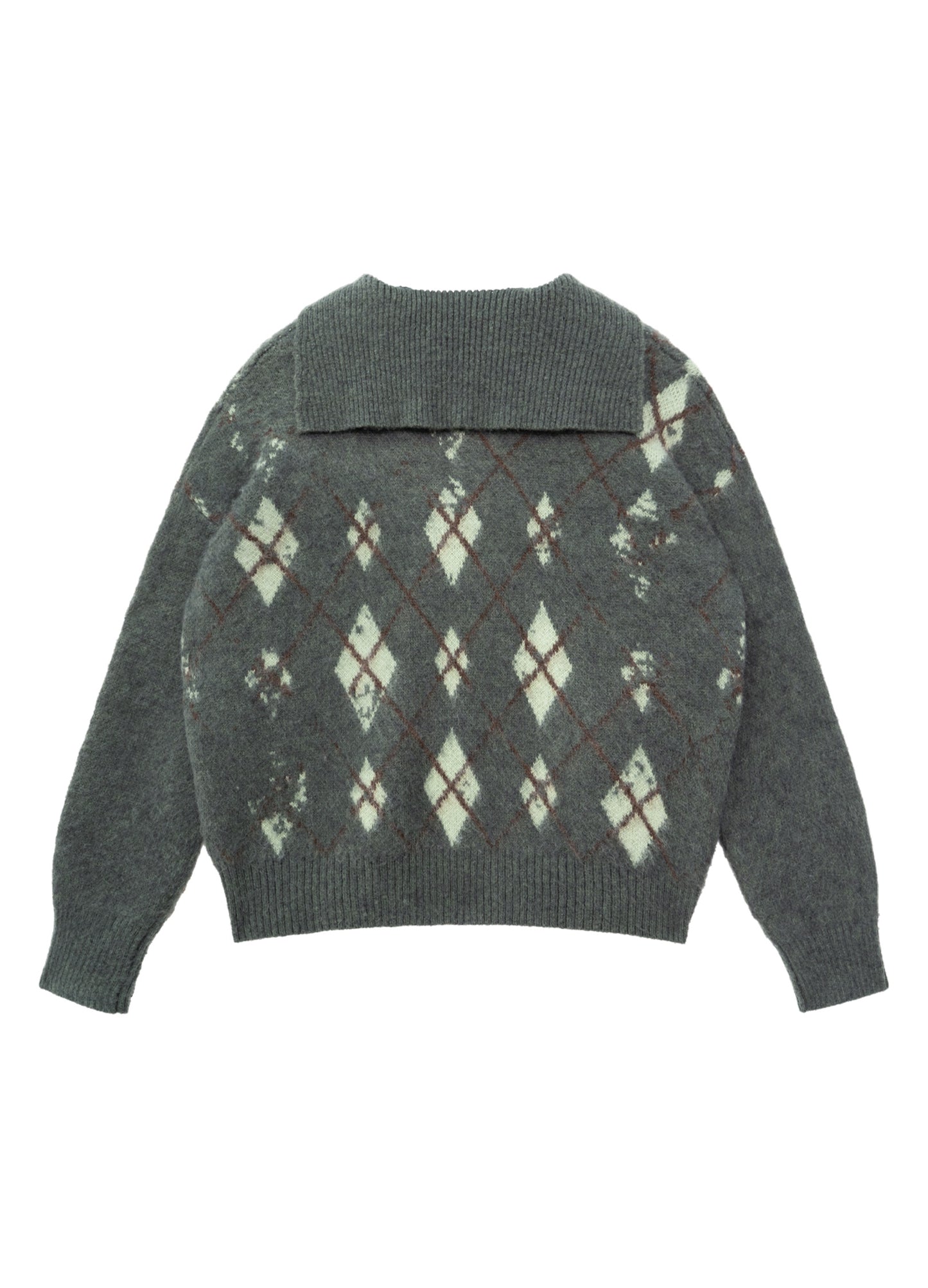 Tartan Wool Hooded Sweatshirt