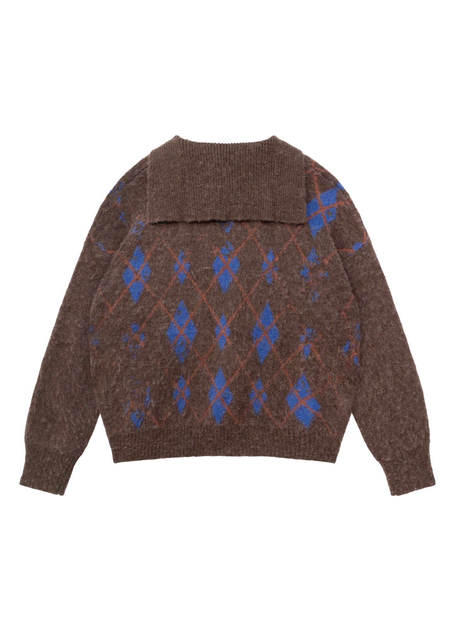Tartan Wool Hooded Sweatshirt