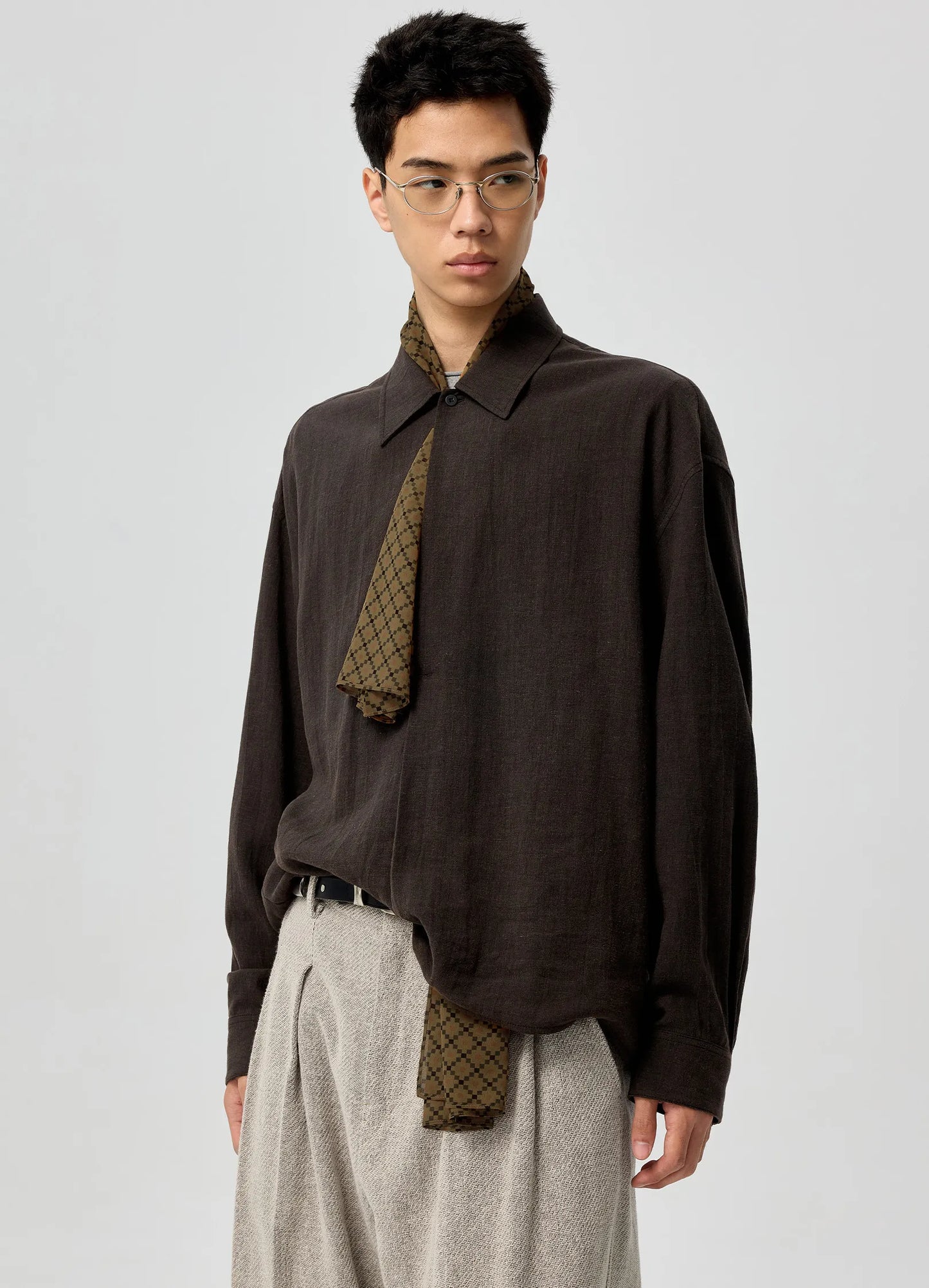 Tencel Pleated Shirt