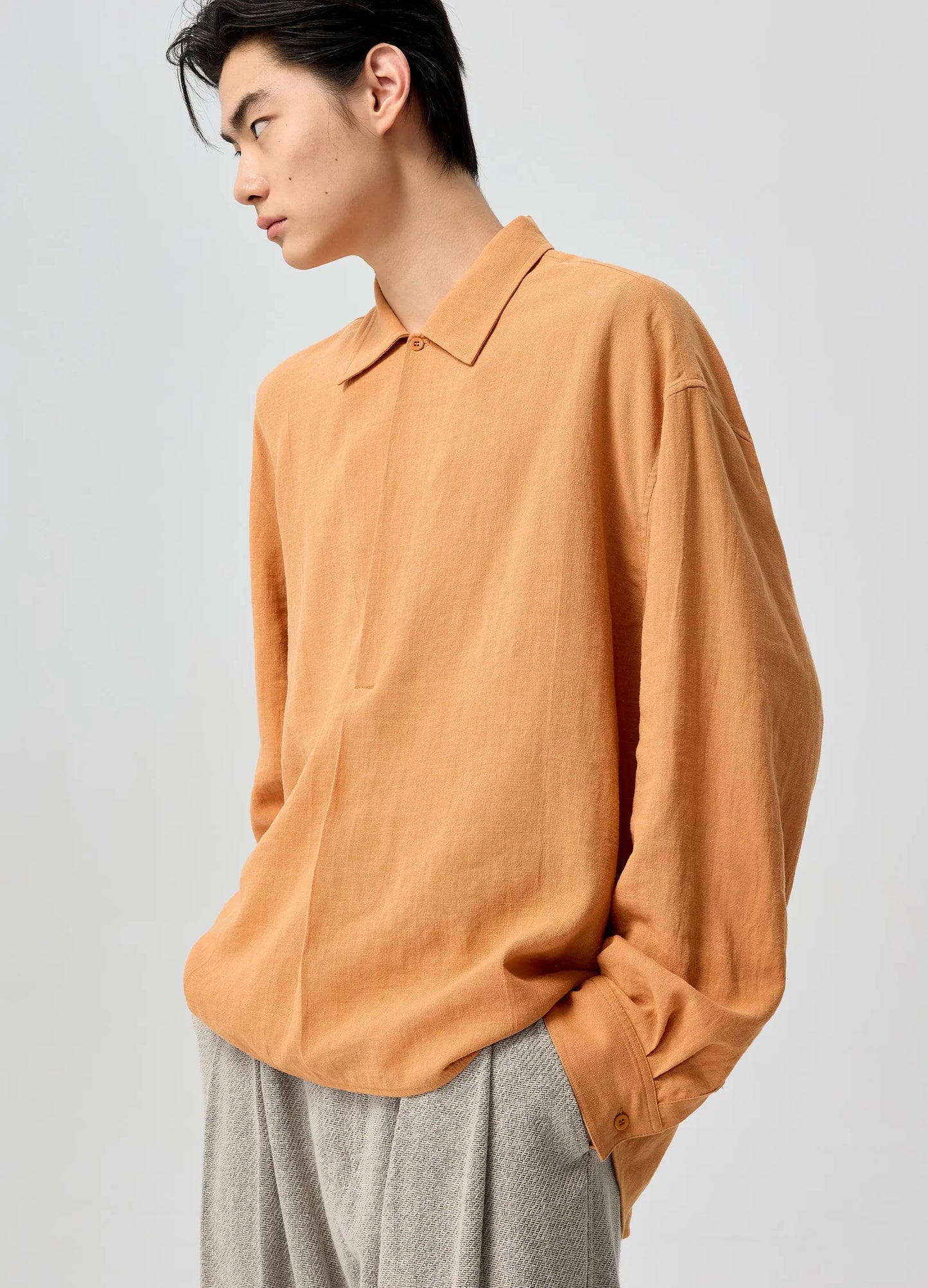 Tencel Pleated Shirt