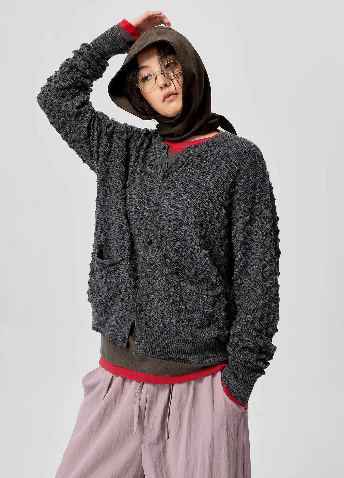 Textured Knit Sweat