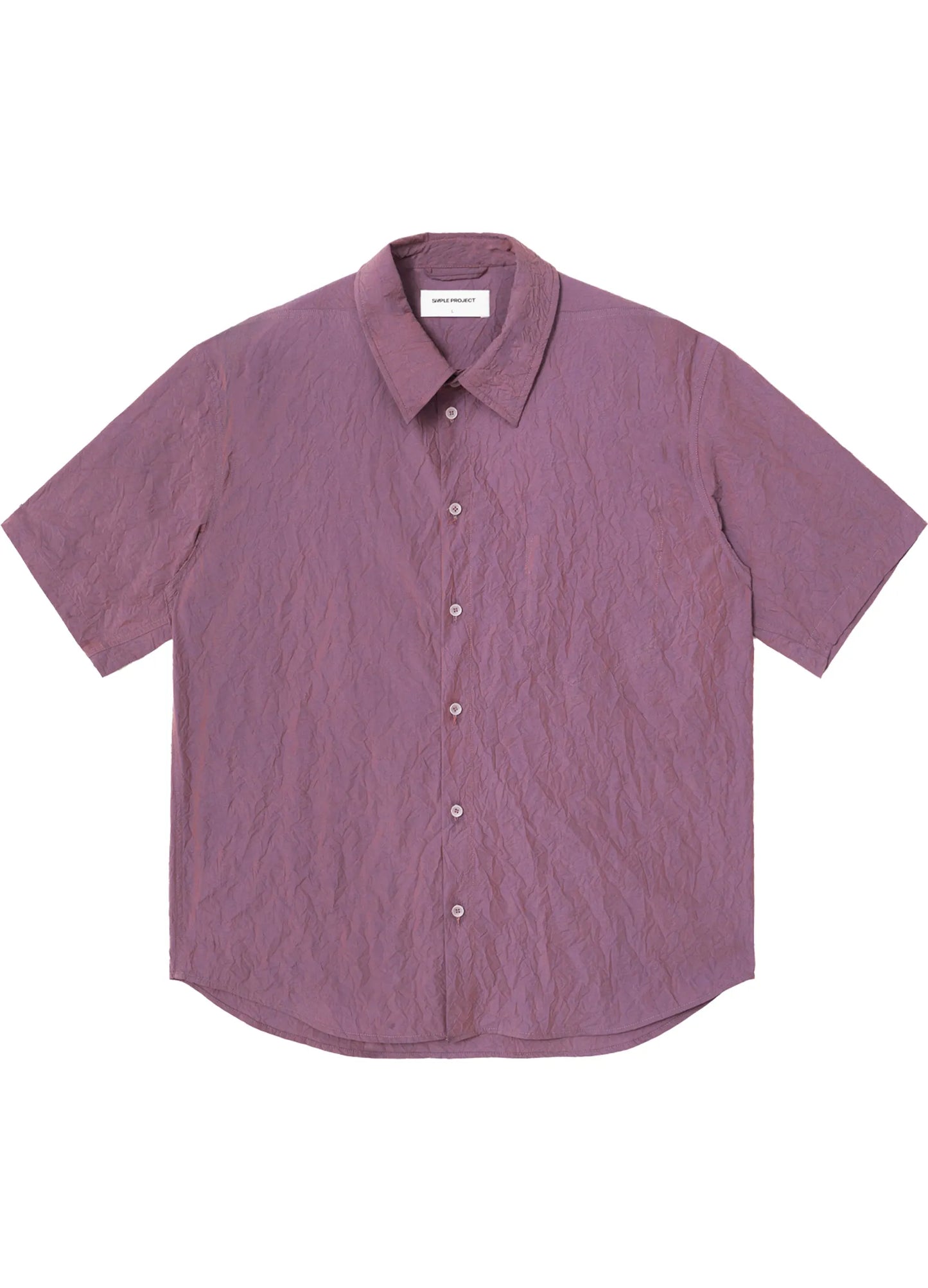 Textured Cotton Loose Shirt
