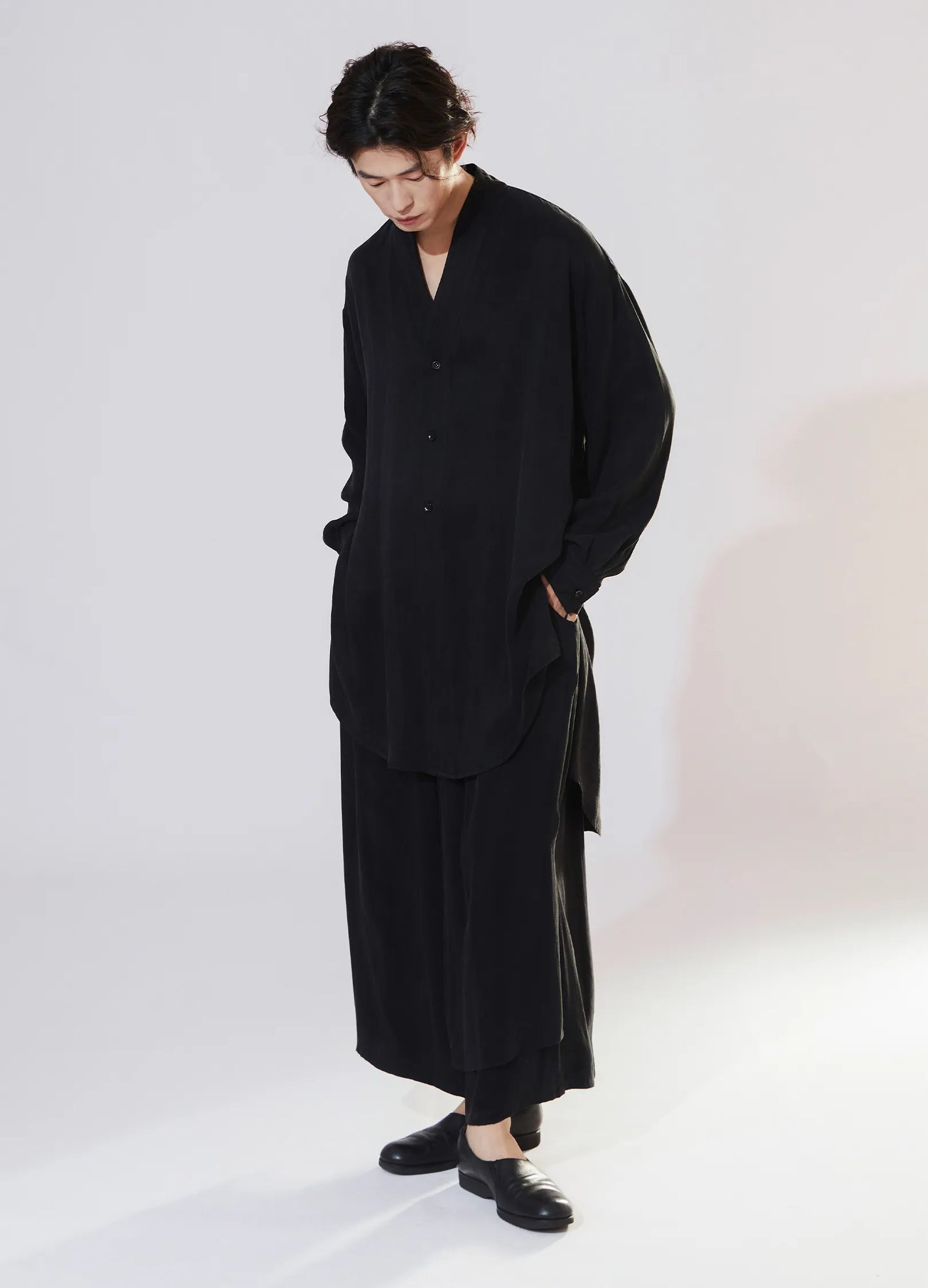 Textured Loose Trousers