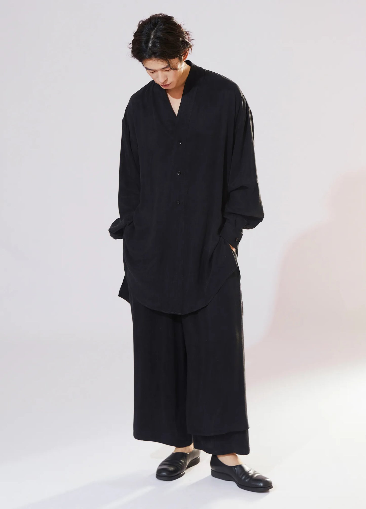 Textured Loose Trousers