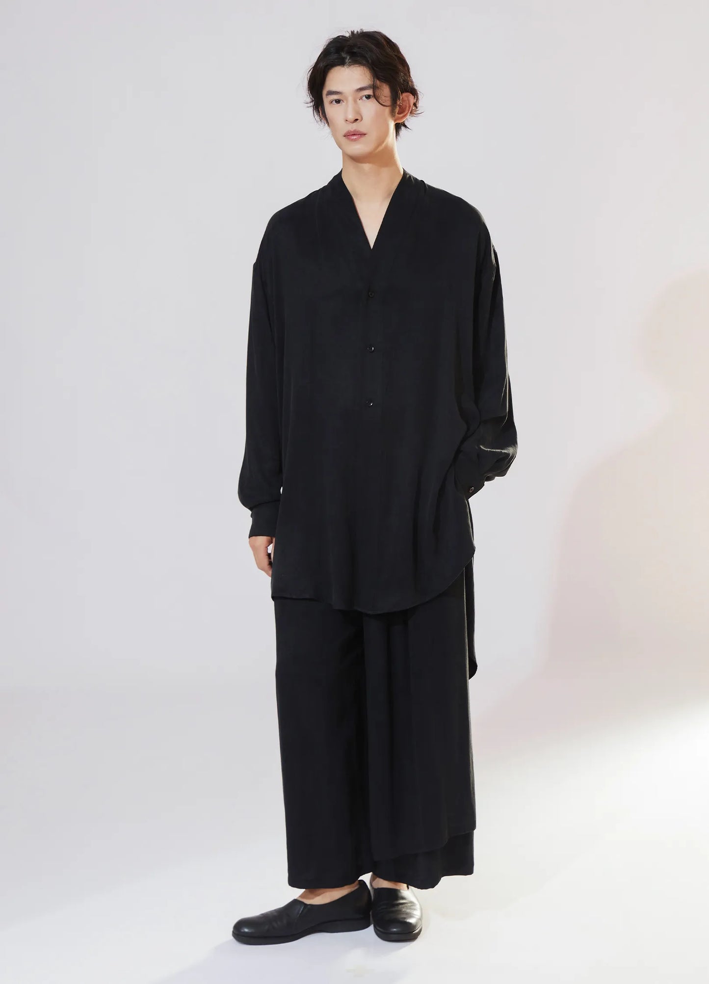 Textured Loose Trousers
