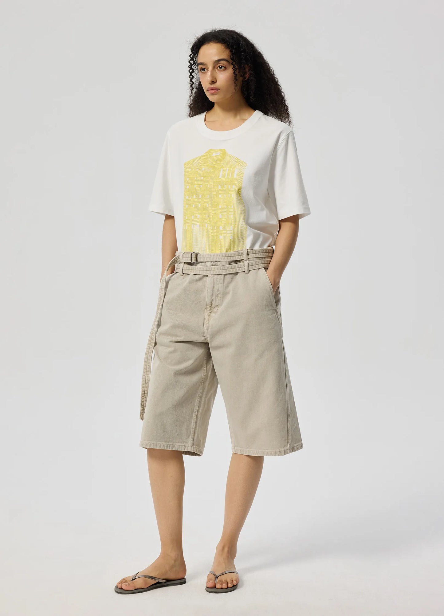 Twisted Belt Jorts