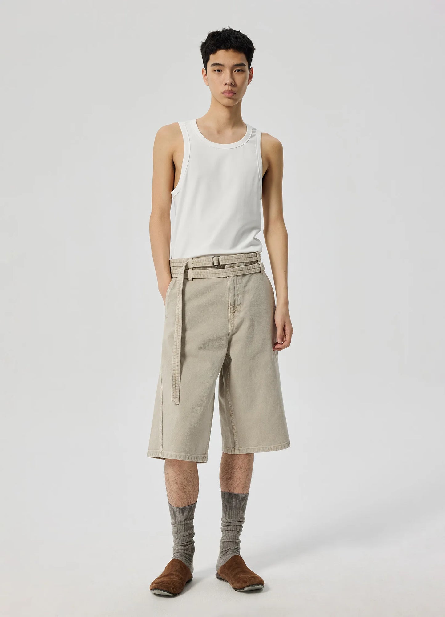 Twisted Belt Jorts
