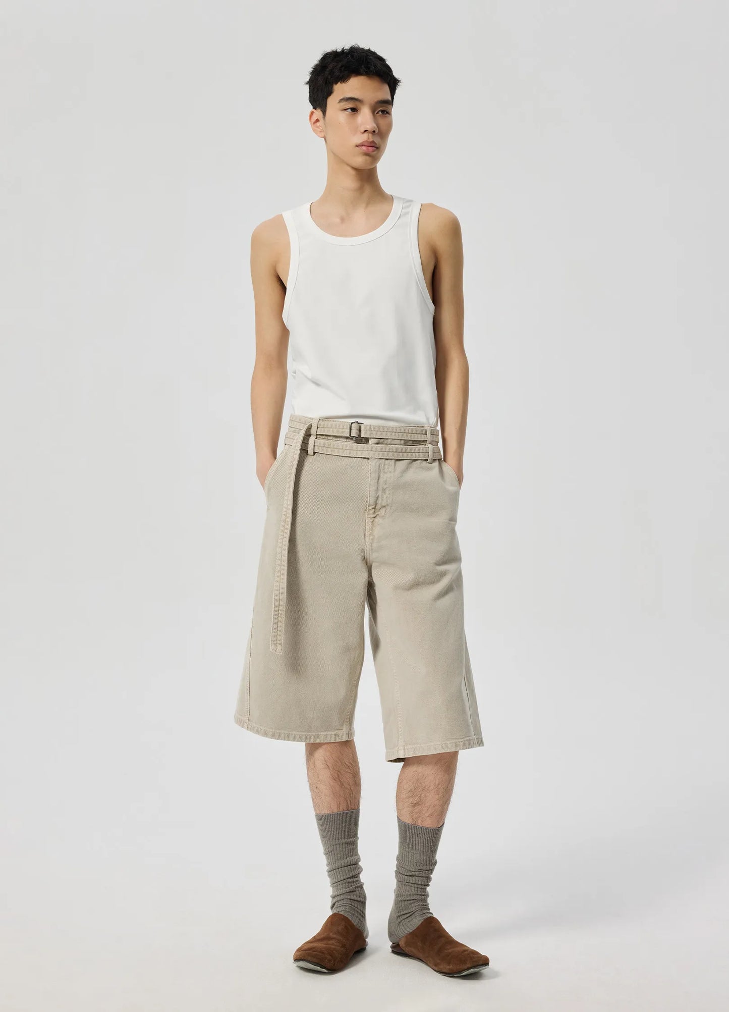 Twisted Belt Jorts