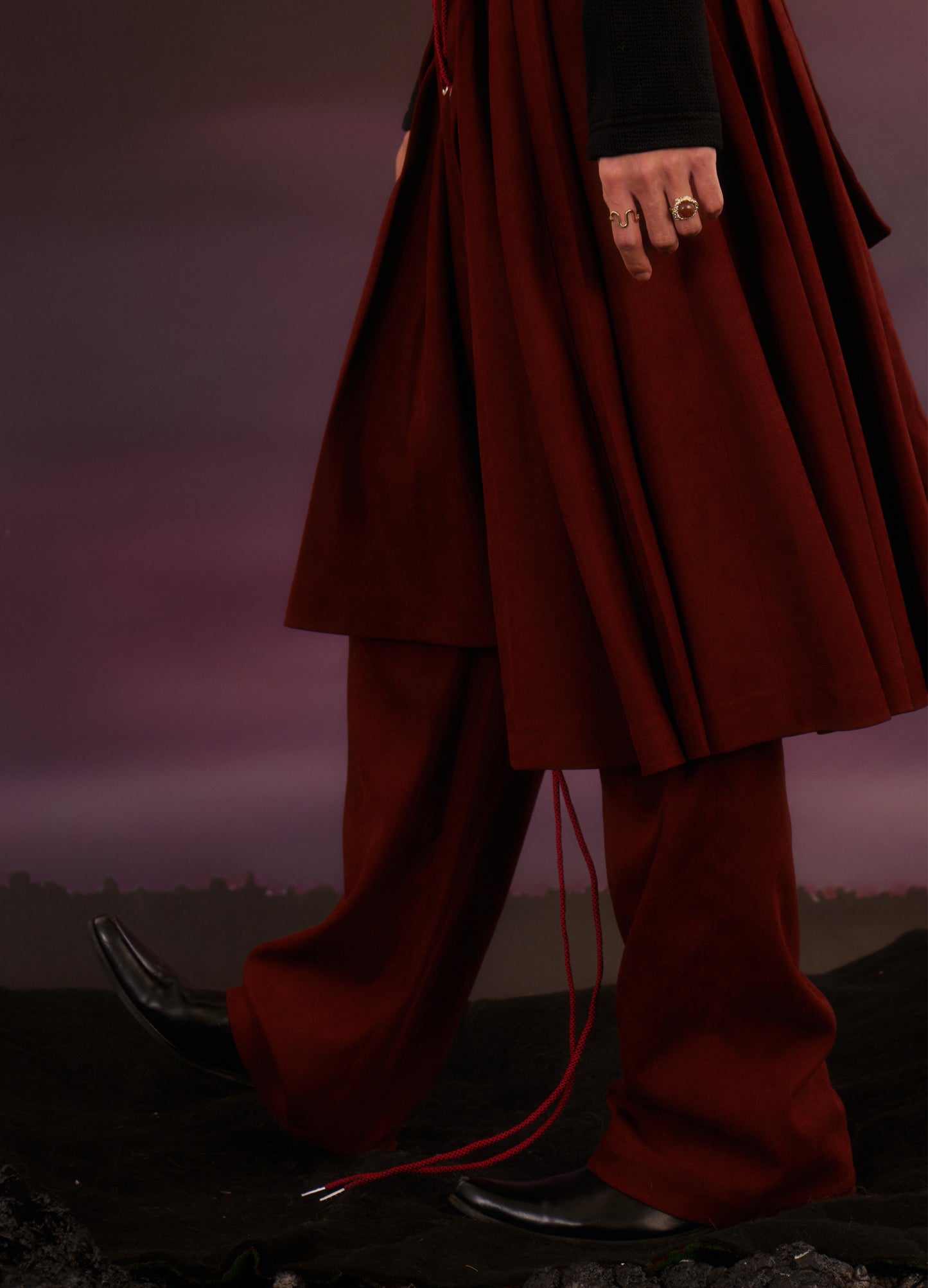 Skirt Panel Trousers