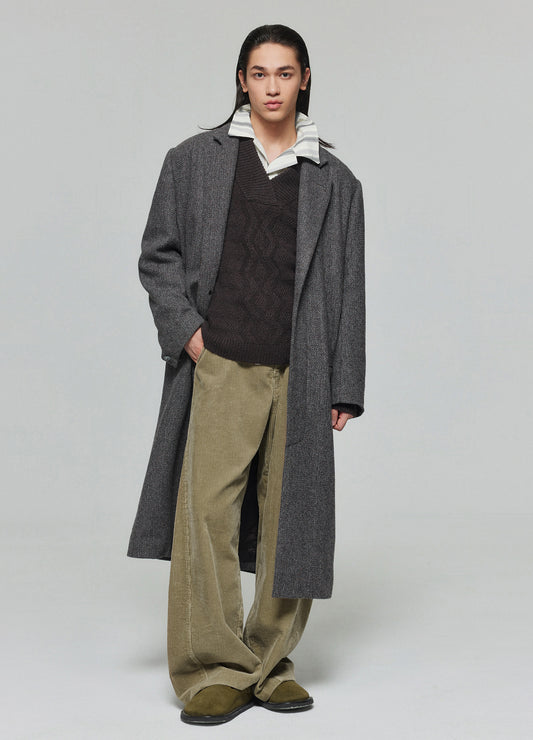 Wool Extended Peacoat