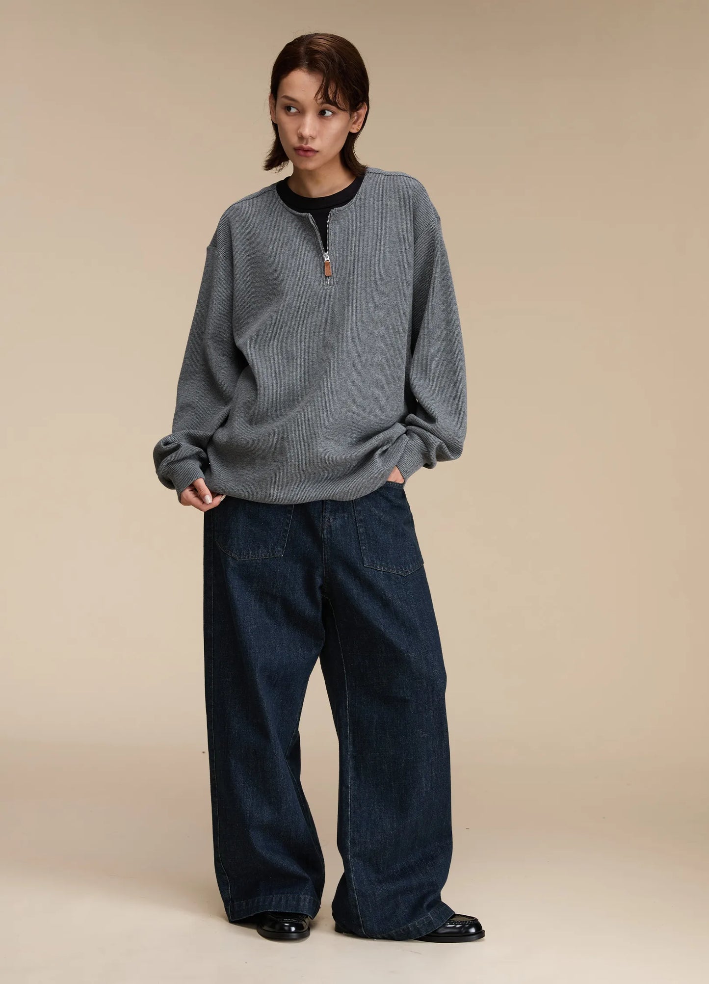 Waffle Knit Sweater