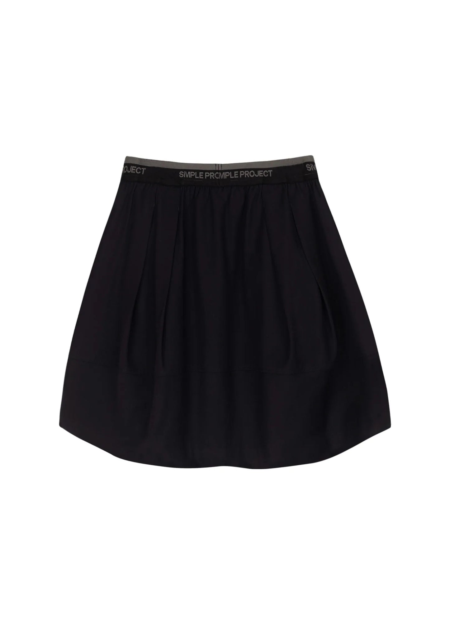 Waistband Logo Skirt
