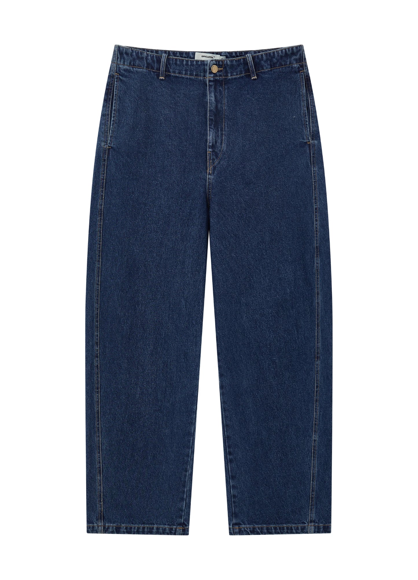 Washed Blue Wide Denims